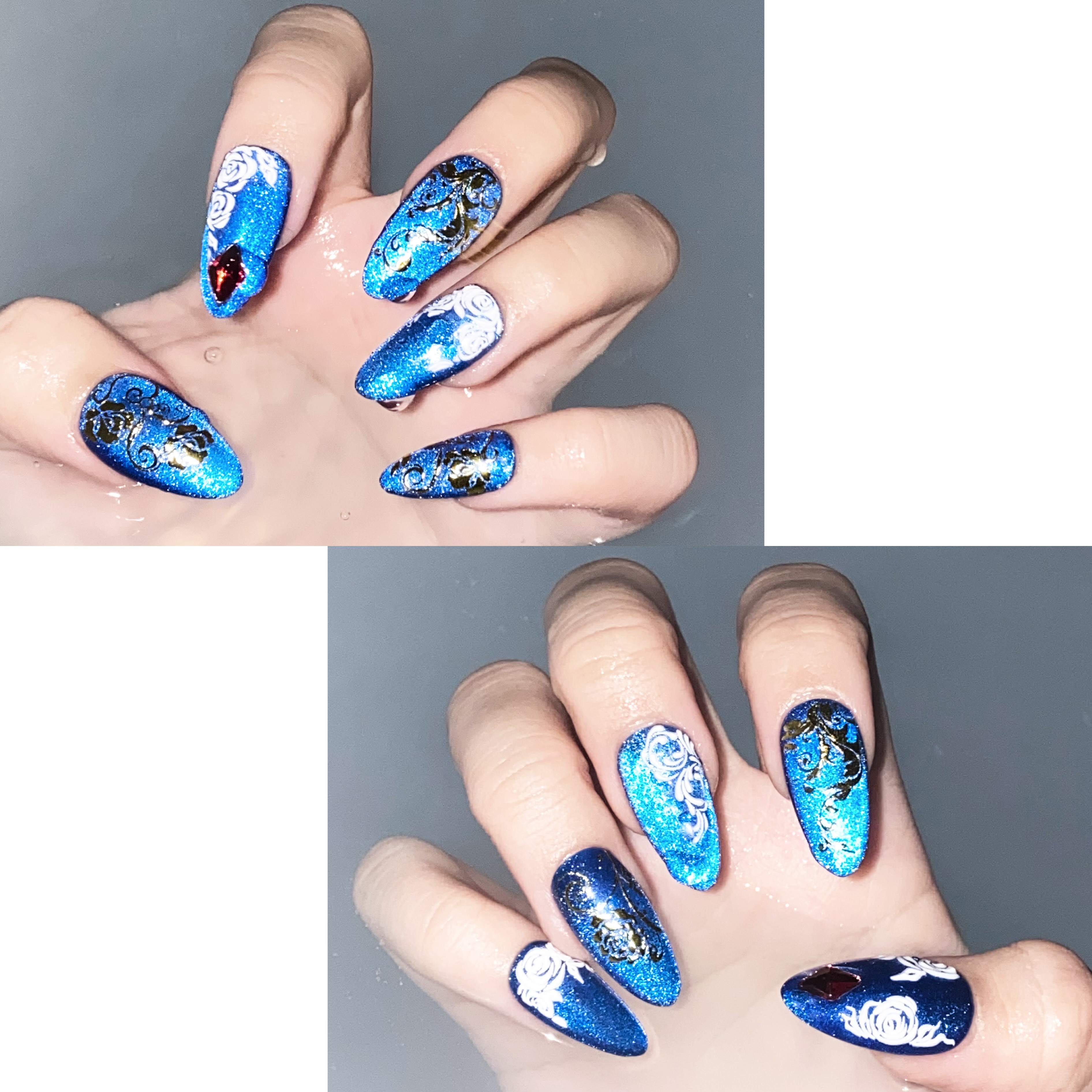 ビー玉マグネットジェル/ネイル工房/ジェルネイルを使ったクチコミ（2枚目）