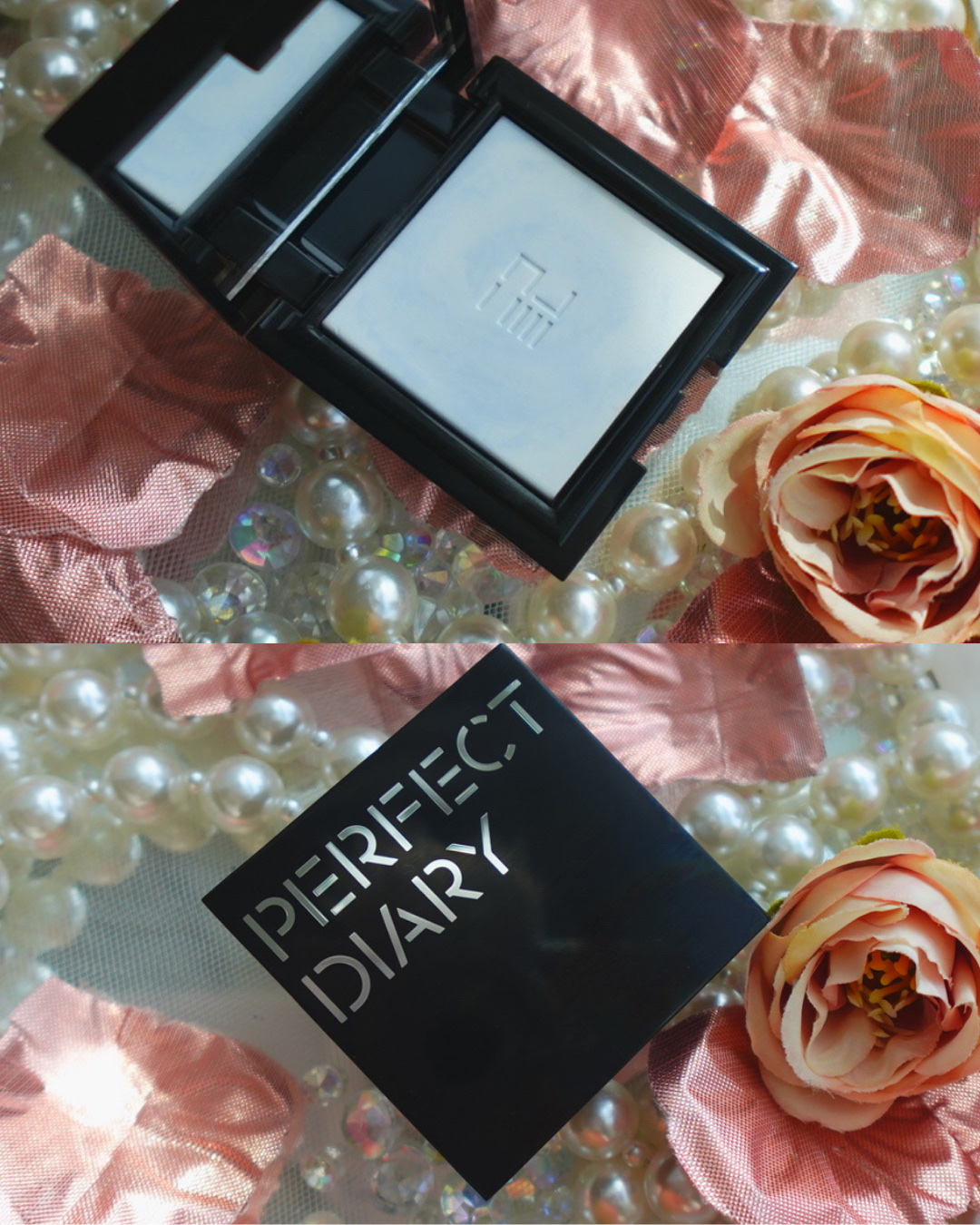 トランスルーシェント ブルーリング セッティング パウダー/PERFECT DIARY/プレストパウダーを使ったクチコミ（2枚目）