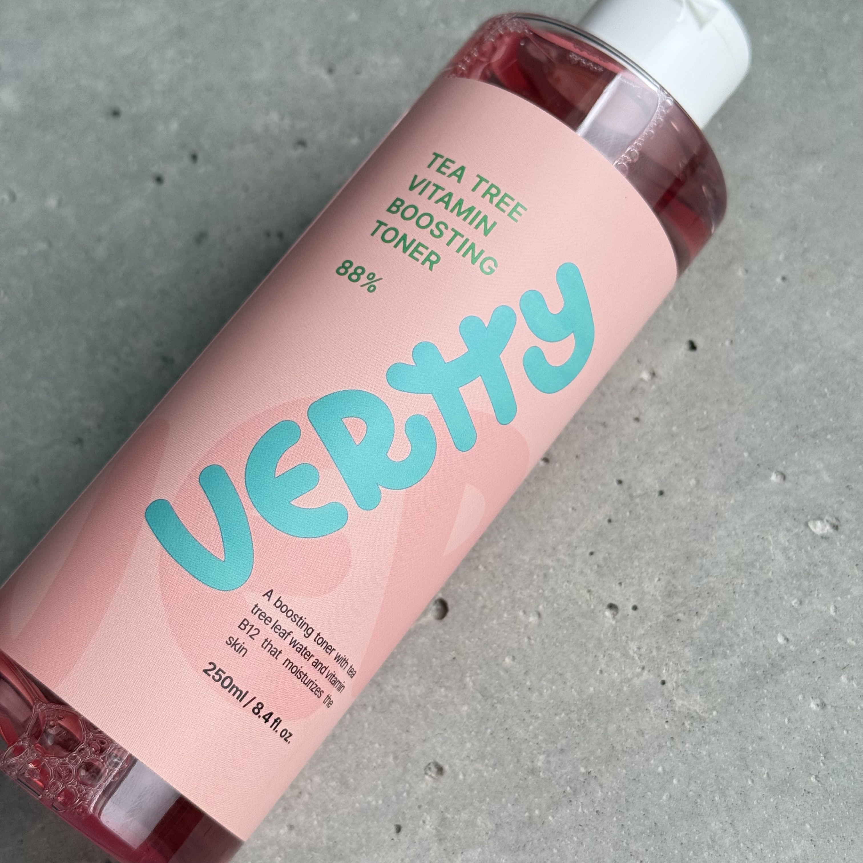 ティーツリー88%ビタミンブースティングトナー/Vertty/化粧水を使ったクチコミ（2枚目）