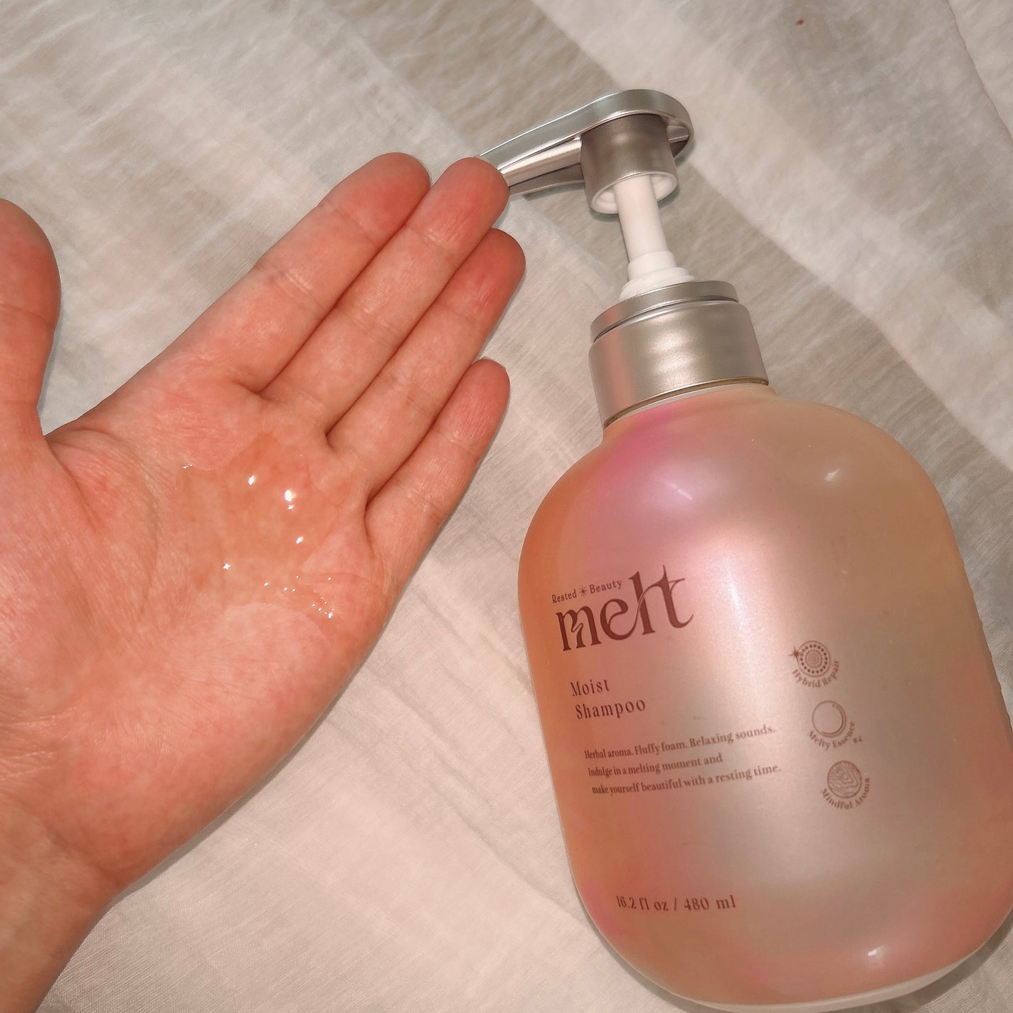 メルト モイストシャンプー/トリートメント/melt/市販シャンプーを使ったクチコミ(3枚目)