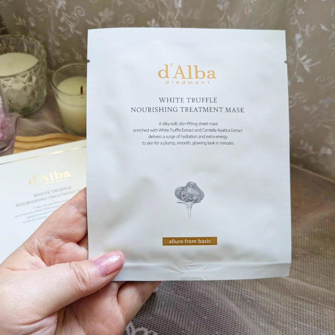 ホワイトトリュフナリシングトリートメントマスク/ダルバ/シートマスク・パックを使ったクチコミ(4枚目)
