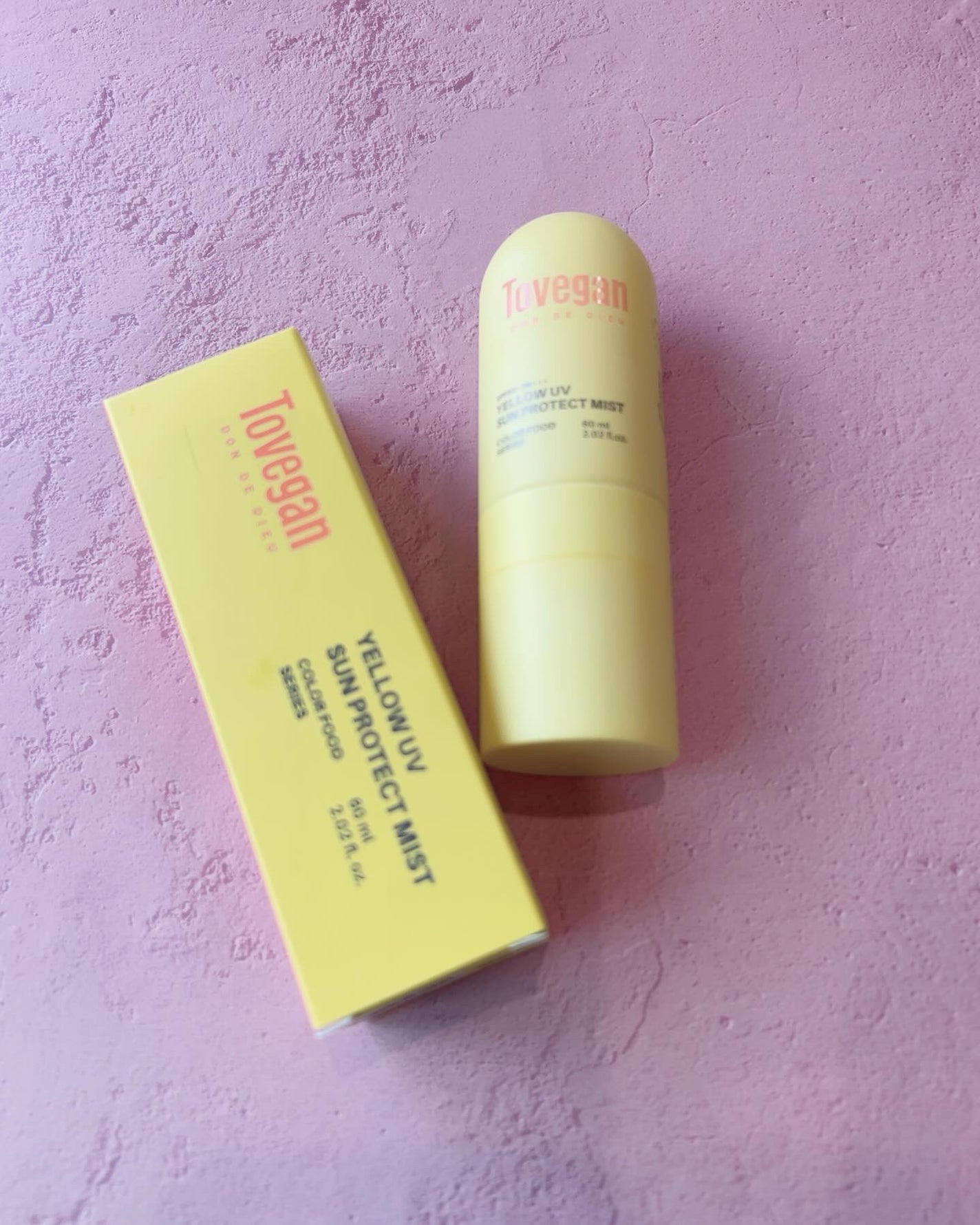 カラーフードシリーズ イエローUVサンプロテクトミスト SPF50+ PA+++/Tovegan/日焼け止めミスト・スプレーを使ったクチコミ(1枚目)