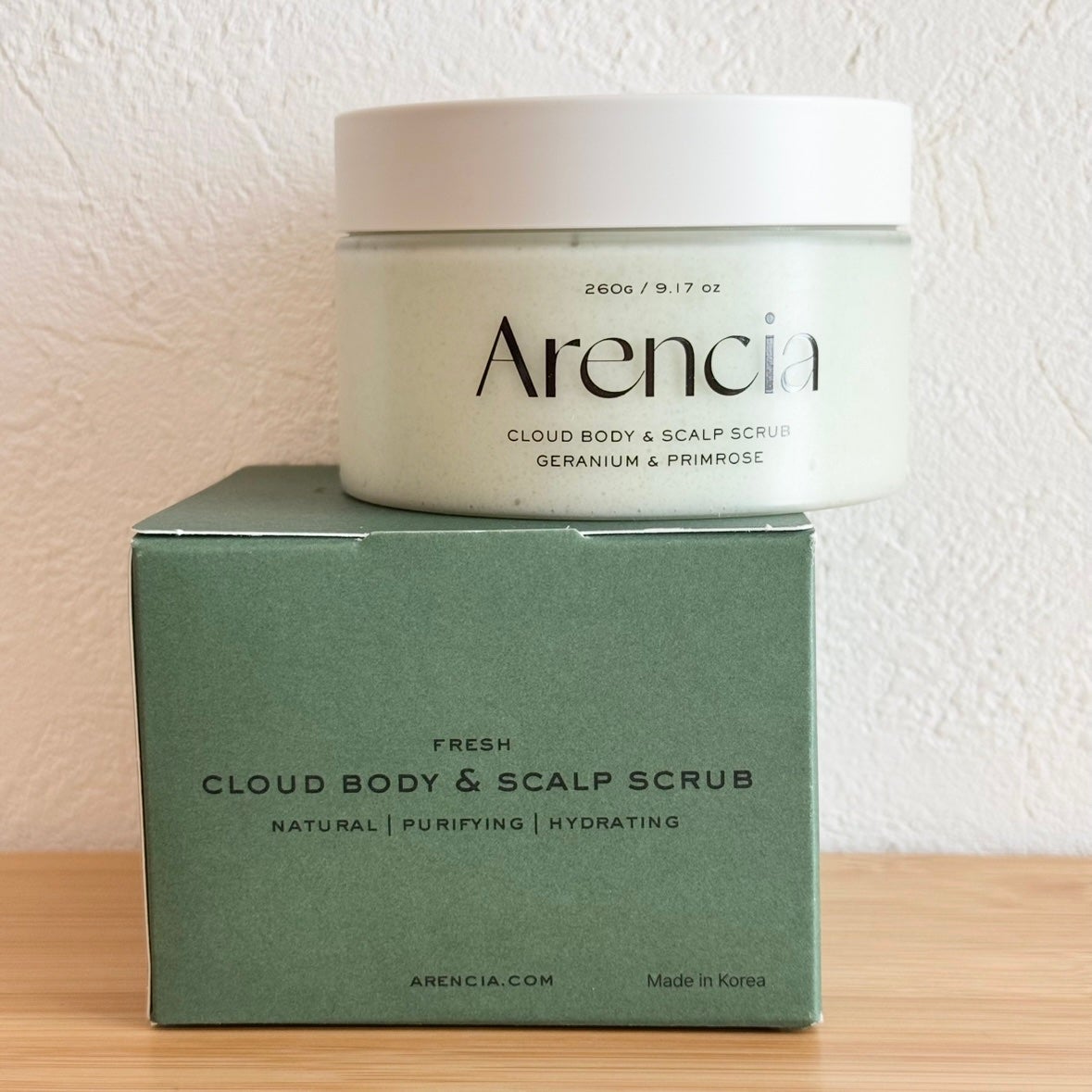 フレッシュクラウドスクラブ ゼラニウム&プリムローズ/アレンシア/ボディスクラブを使ったクチコミ(1枚目)