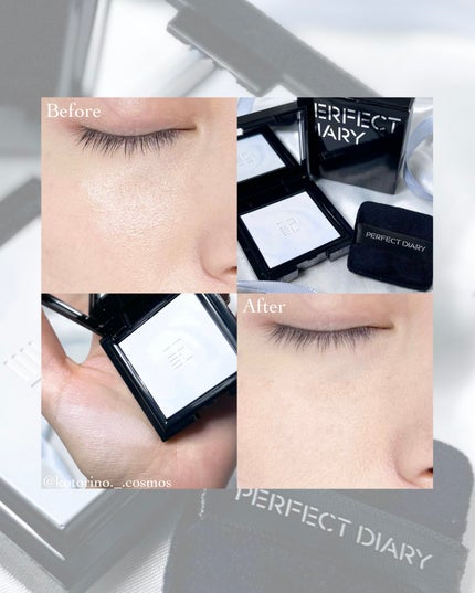 トランスルーシェントブルーリング ルースパウダー(N)/PERFECT DIARY/ルースパウダーを使ったクチコミ(5枚目)