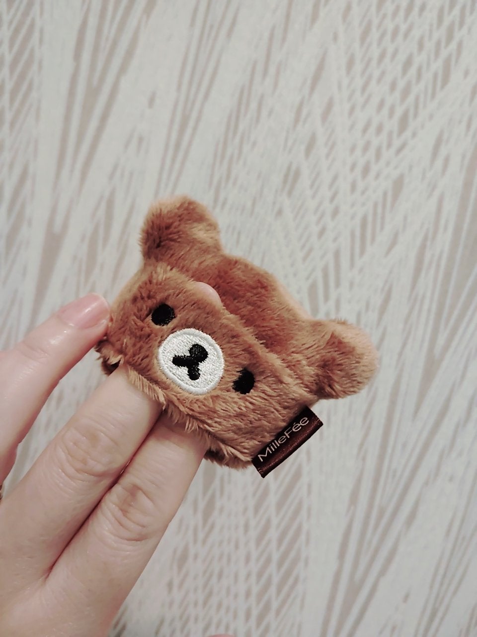 エアリーパウダーパフ チャイロイコグマ/MilleFée/パフ・スポンジを使ったクチコミ(2枚目)