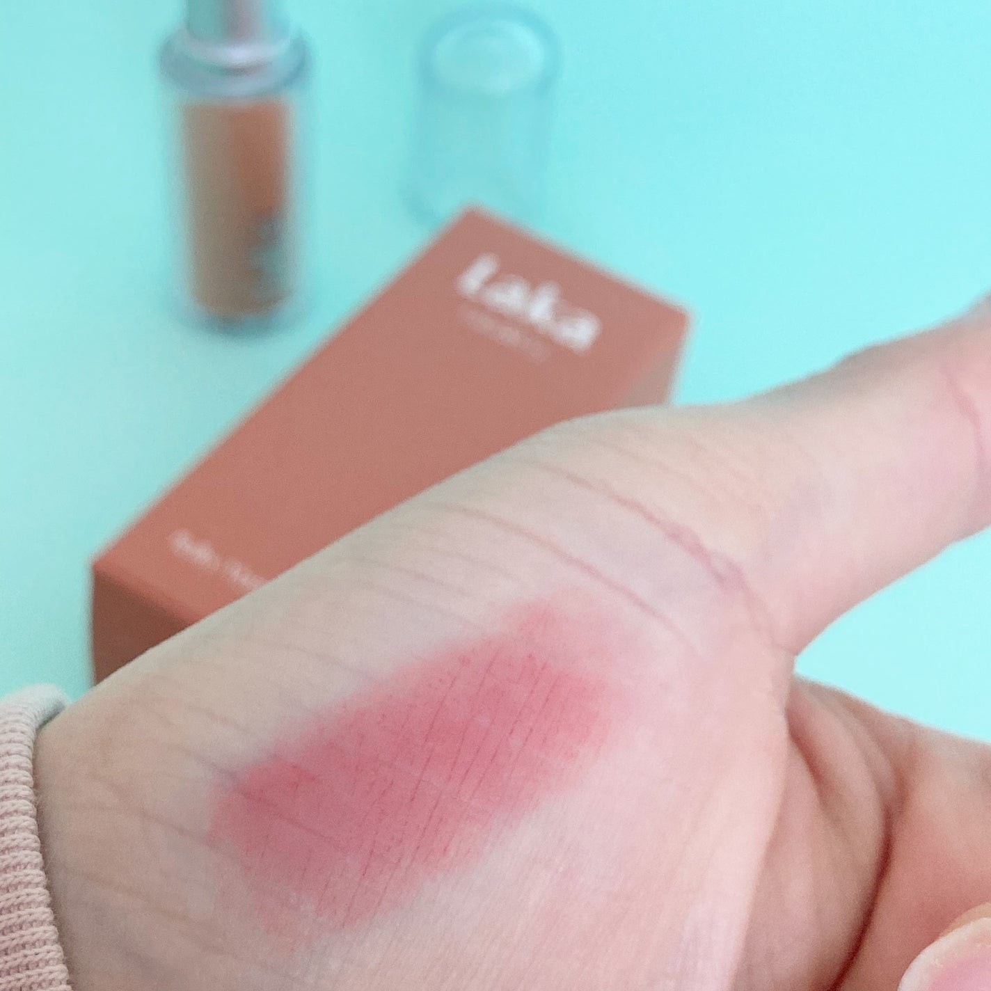 バルキーマットリップスティック/Laka/口紅を使ったクチコミ(2枚目)