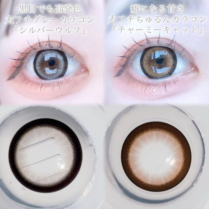 びゃっこまる on LIPS 「ギャルカラコンデビュー💎✨リセイの新色がおっきくてちょー!盛れ..」(6枚目)