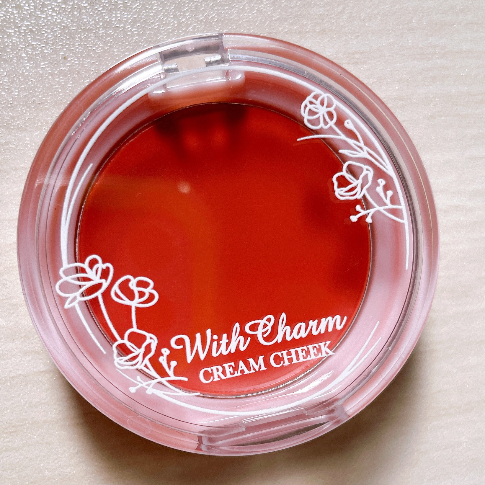 &amp;. Wチャーム クリームチーク/DAISO/ジェル・クリームチークを使ったクチコミ（2枚目）