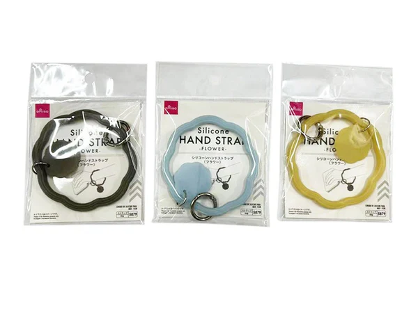 DAISO シリコーンハンドストラップ（フラワー）
