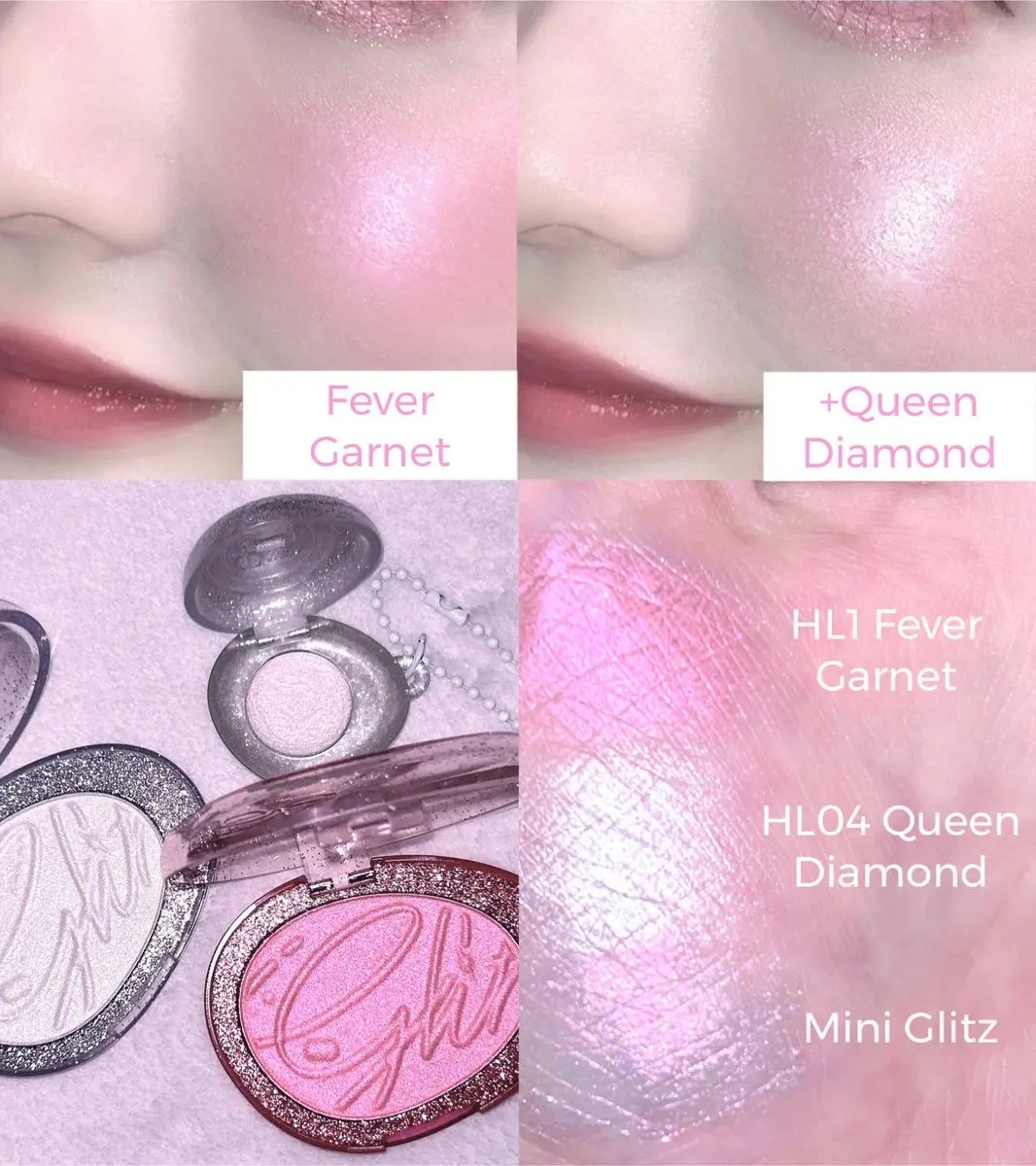 フィー グリッツストーンハイライター/fwee/パウダーハイライトを使ったクチコミ（2枚目）