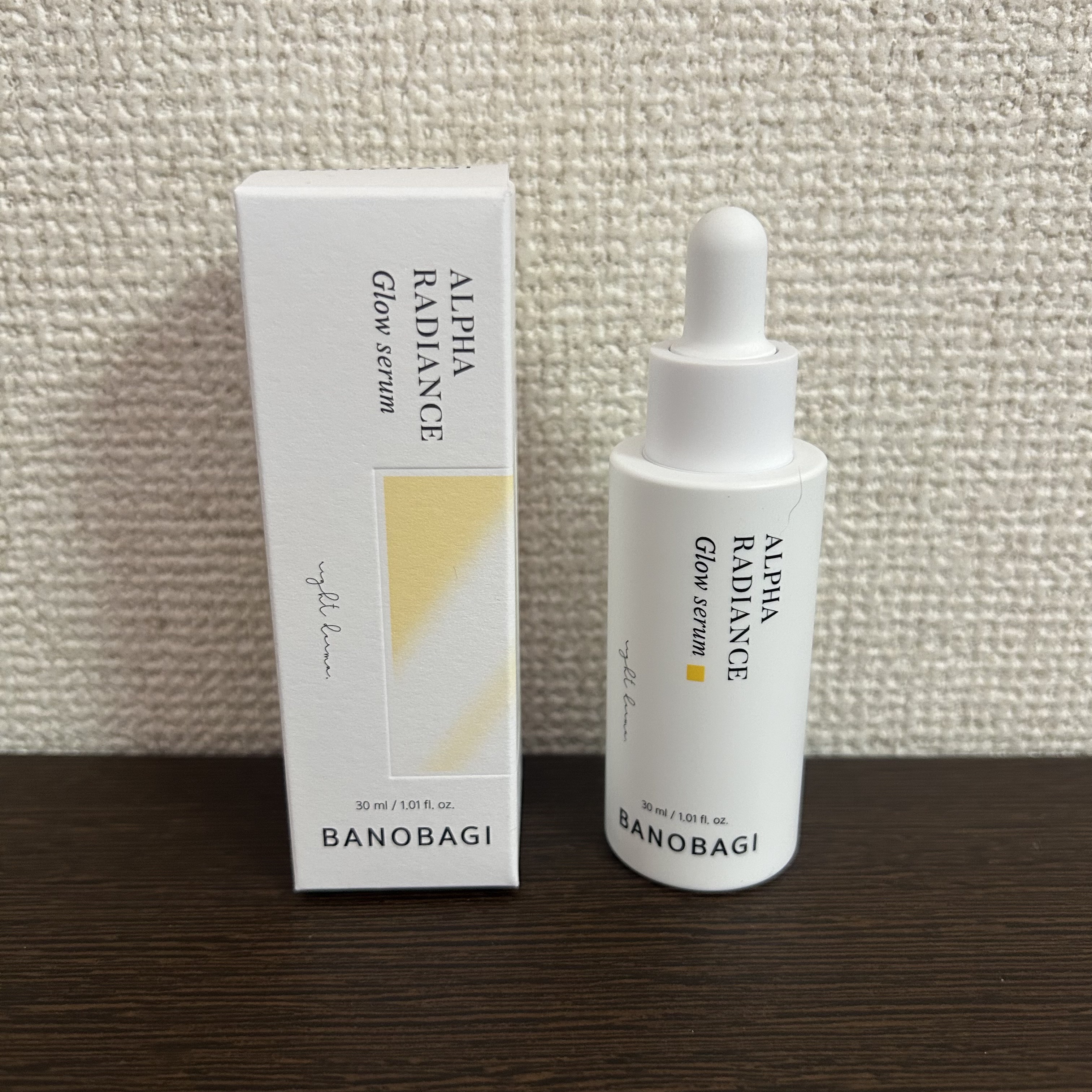 アルファラディアンスグローセラム/BANOBAGI/美容液を使ったクチコミ（1枚目）