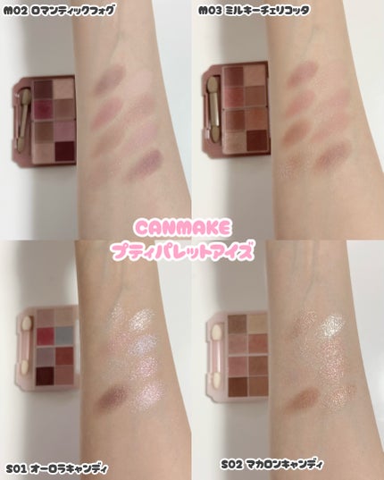 プティパレットアイズ/キャンメイク/パウダーアイシャドウを使ったクチコミ(6枚目)