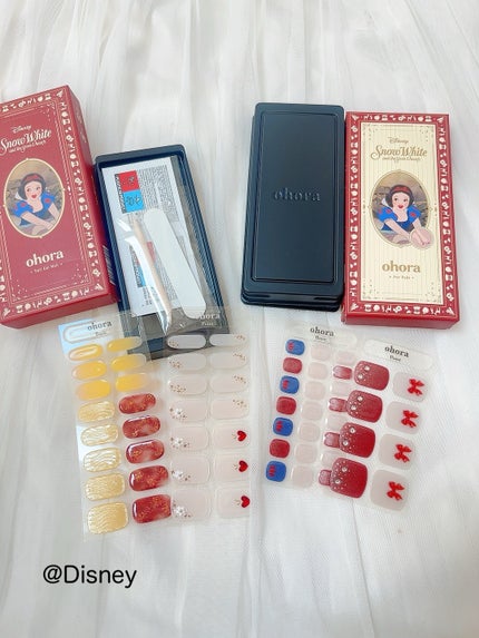 ハンド&ペディキュアセット Disney collection/ohora/ネイルシールを使ったクチコミ(5枚目)