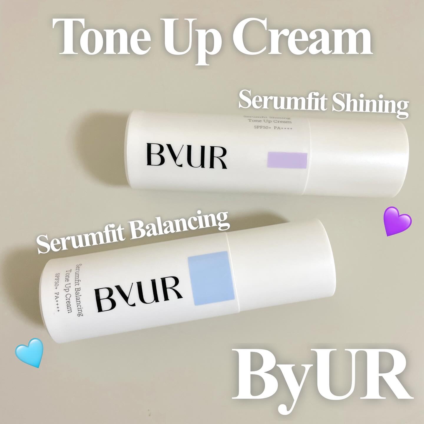 セラムフィット バランシング トーンアップクリーム/ByUR/化粧下地を使ったクチコミ（1枚目）