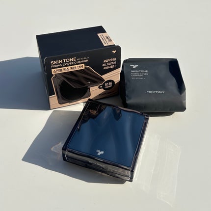 スキントーンフィクシングカバークッション/TONYMOLY/クッションファンデーションを使ったクチコミ(4枚目)