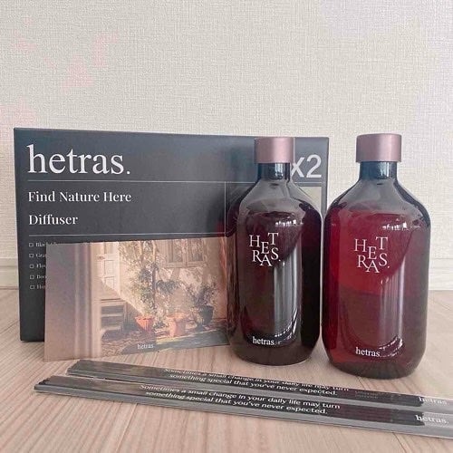 プレミアムディフューザー/hetras/ルームフレグランスを使ったクチコミ(2枚目)