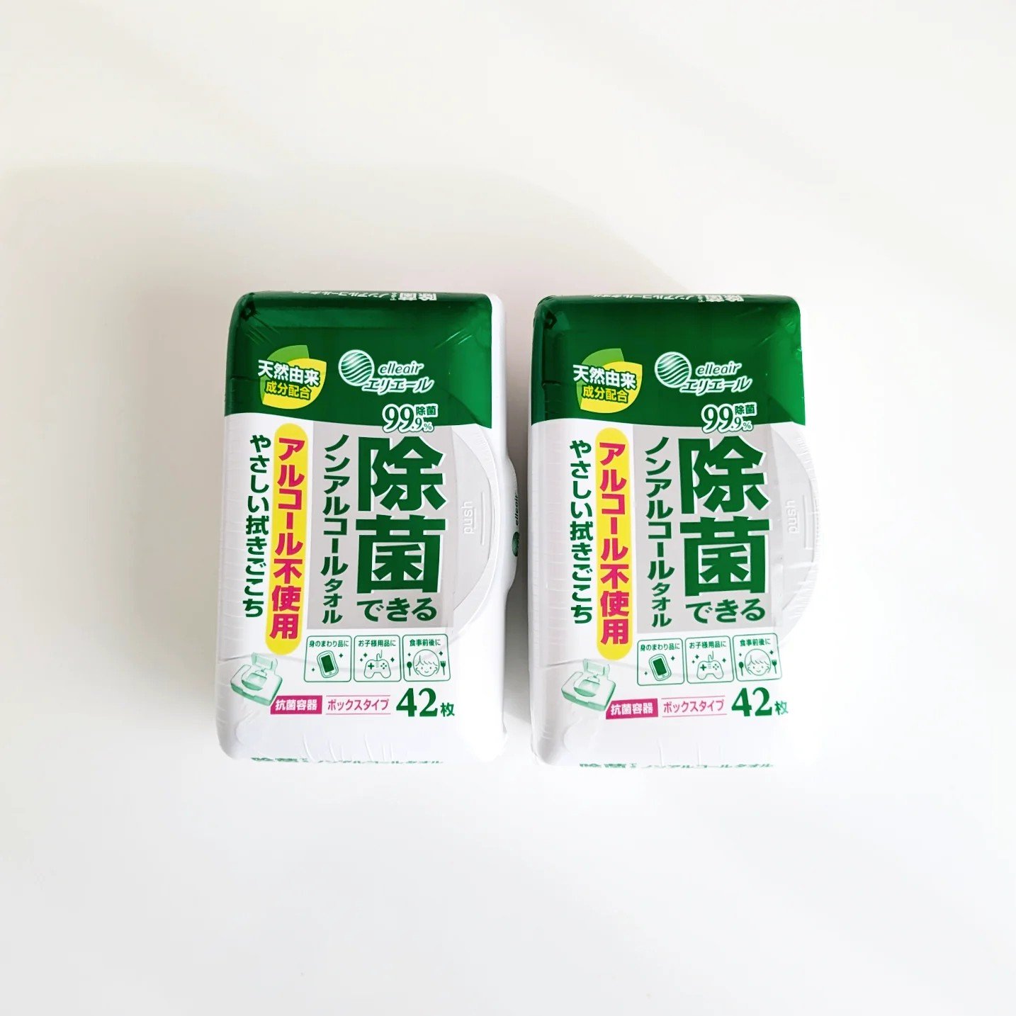 エリエール 除菌できるノンアルコールタオル