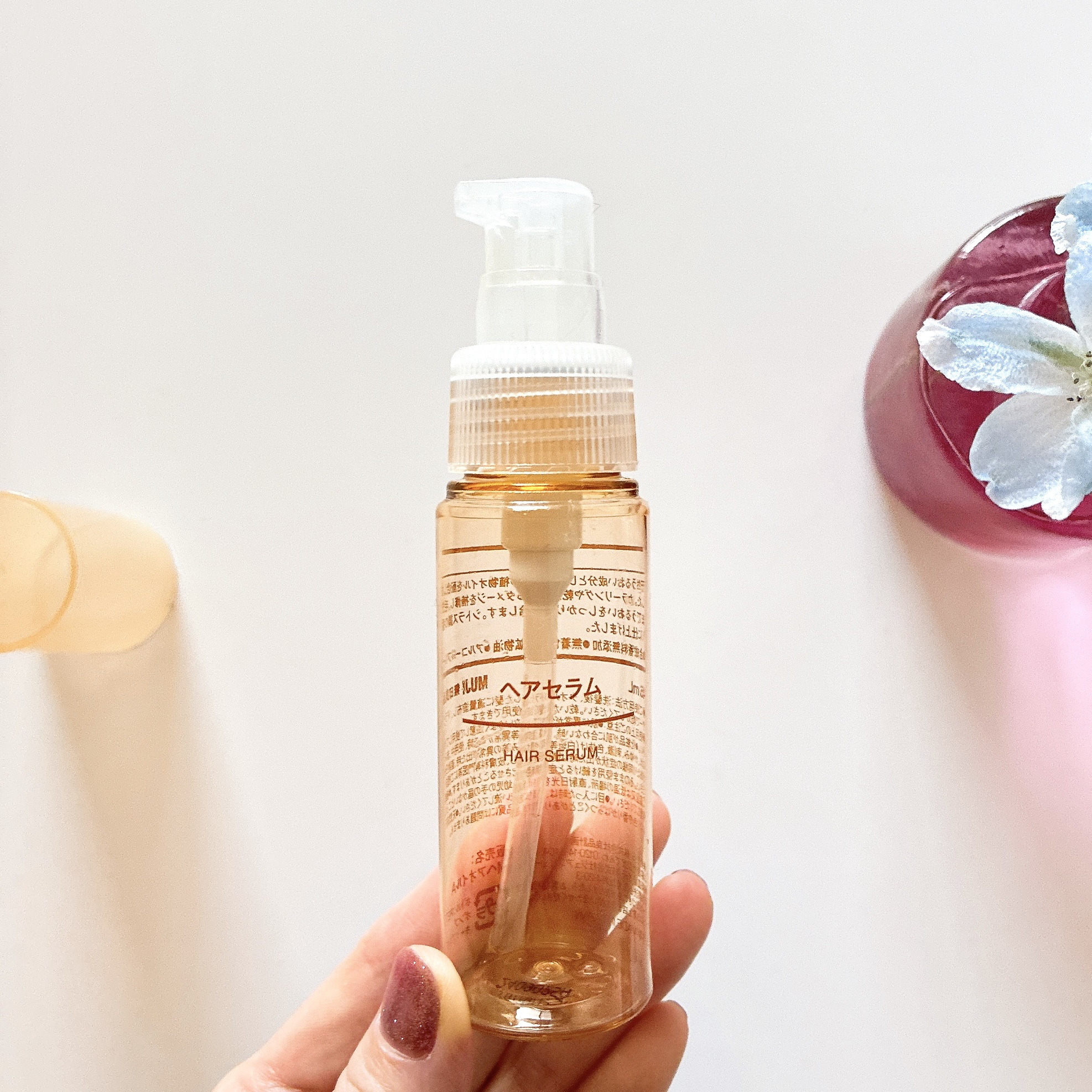 ヘアセラム/無印良品/ヘアオイルを使ったクチコミ（1枚目）