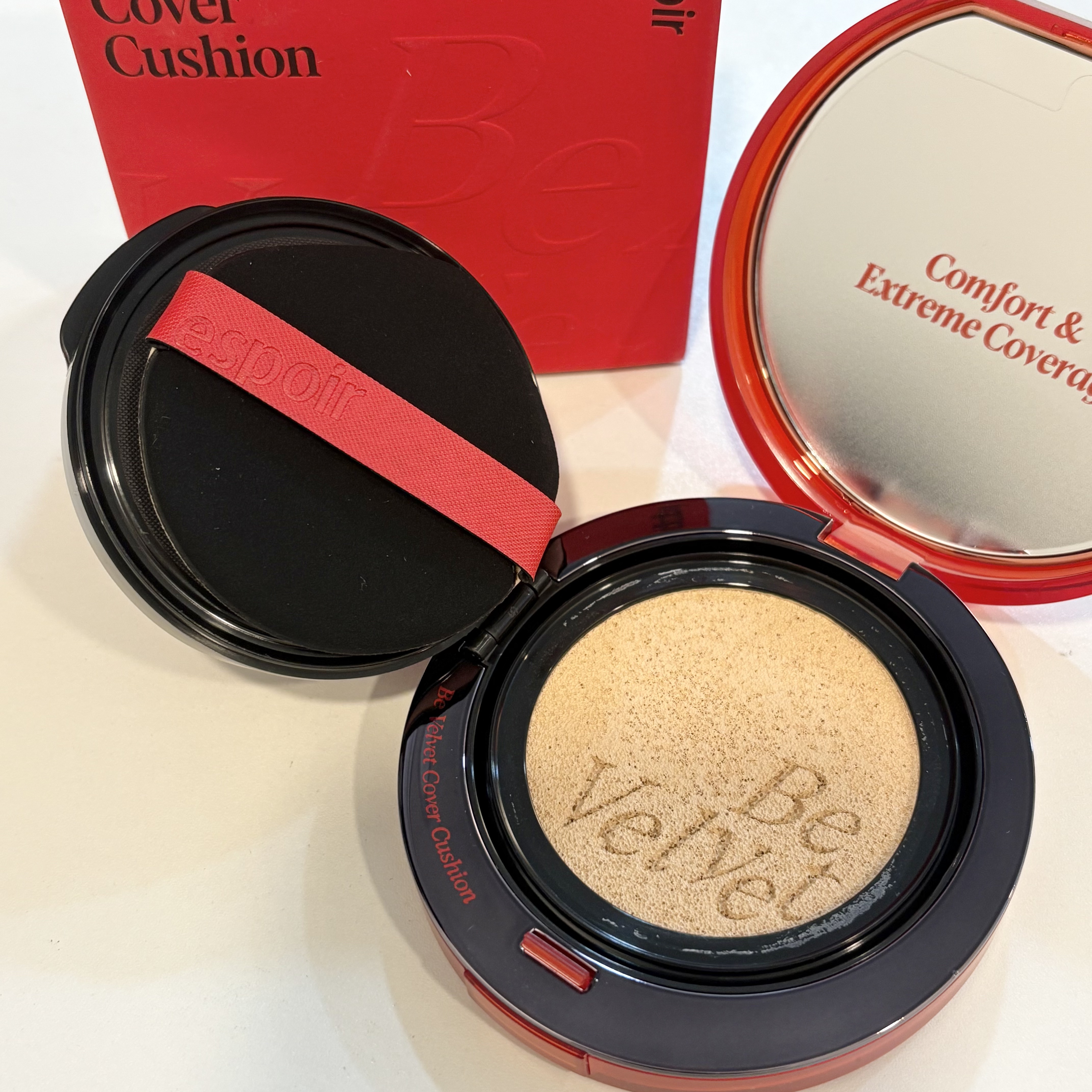 ビーベルベットカバークッション/espoir/クッションファンデーションを使ったクチコミ（1枚目）