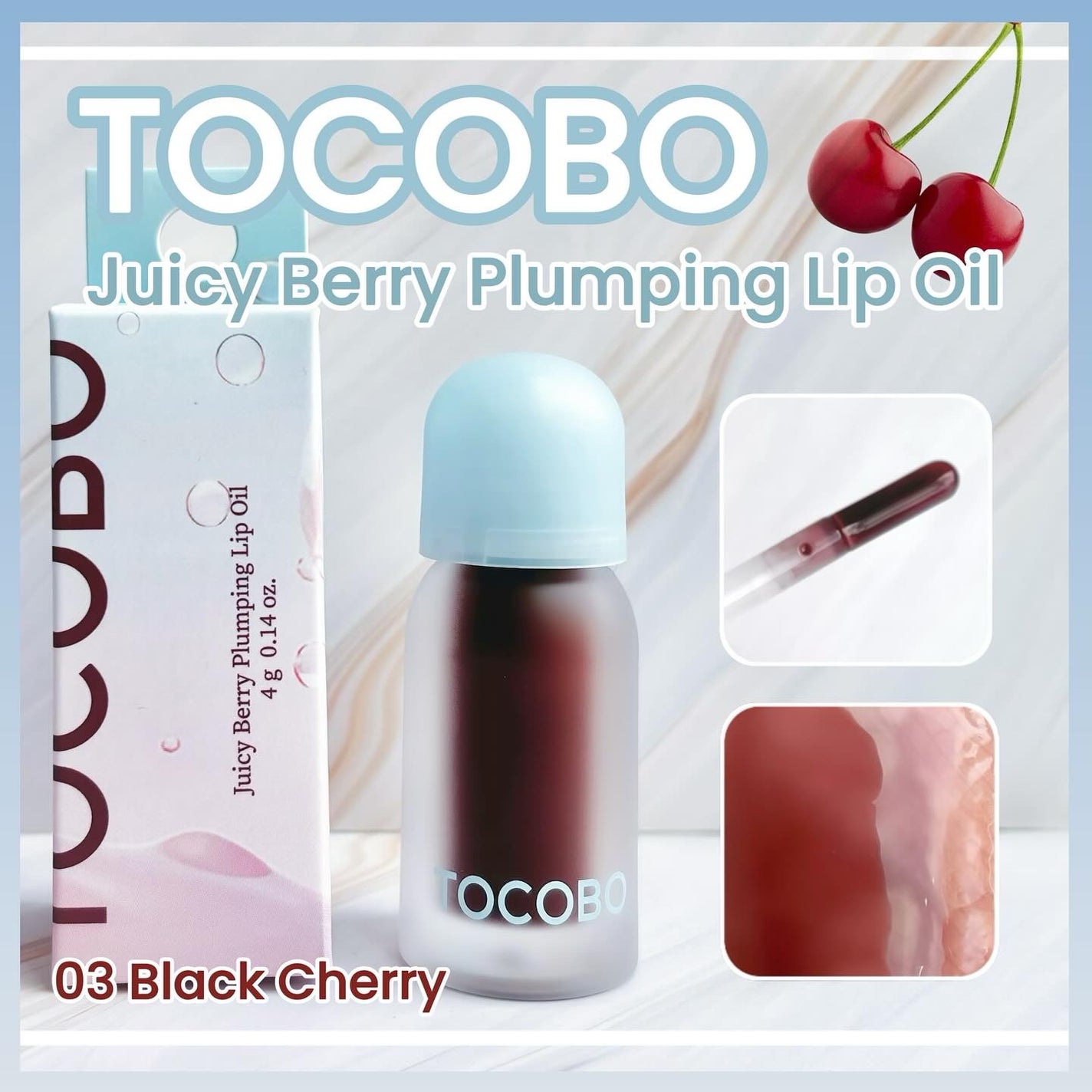 ジューシーベリープランピングリップオイル/TOCOBO/リップグロスを使ったクチコミ(1枚目)