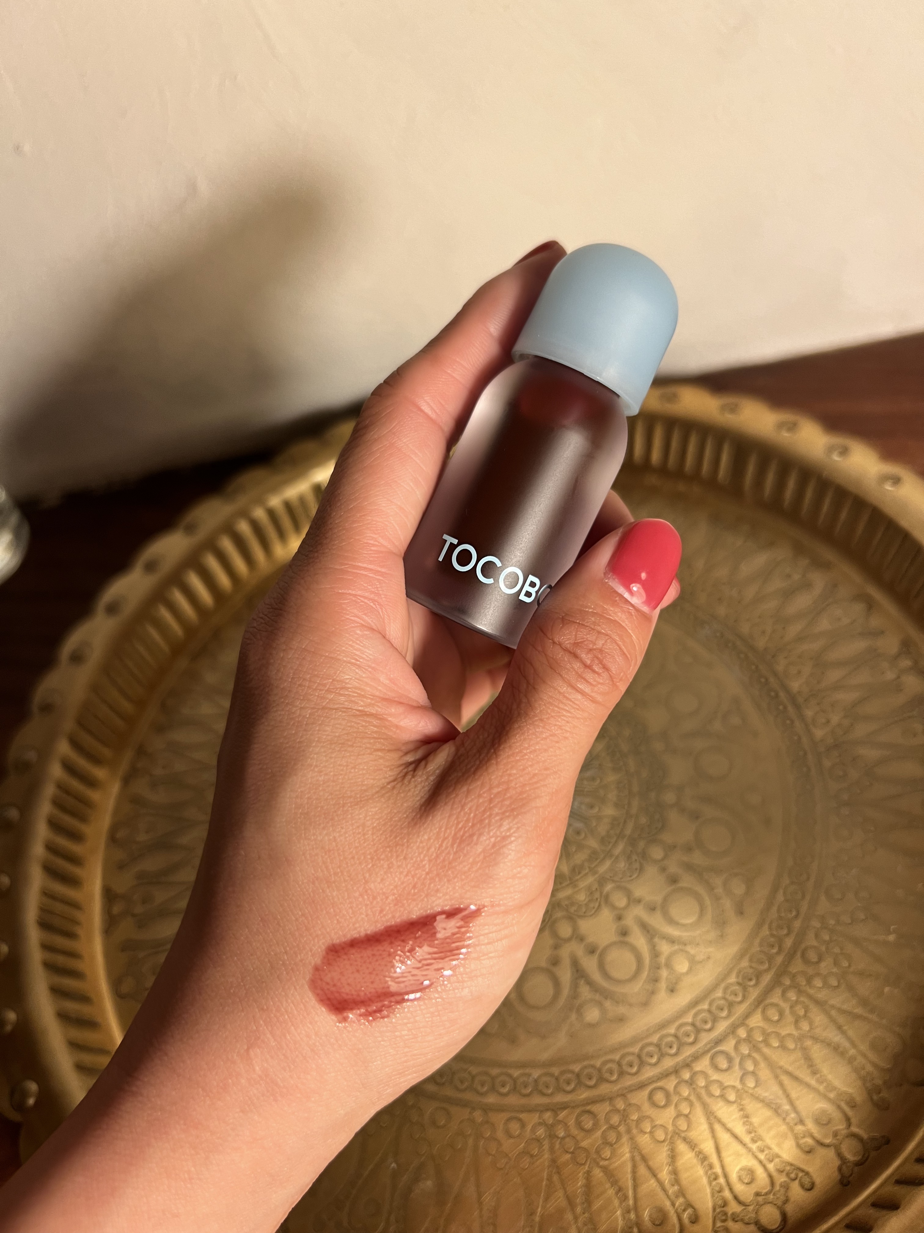 ジューシーベリープランピングリップオイル/TOCOBO/リップグロスを使ったクチコミ（2枚目）