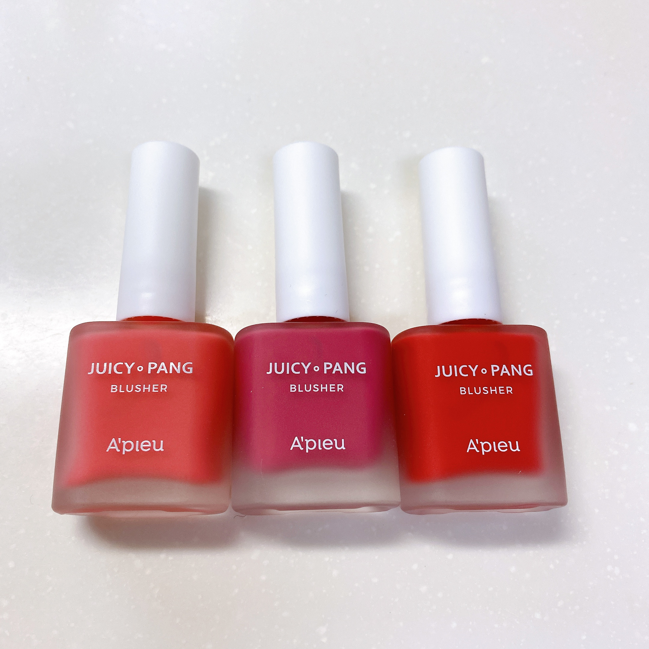 ジューシー パン ウォーター ブラッシャー/A’pieu/リキッドチークを使ったクチコミ（1枚目）