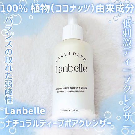 ナチュラルディープポアクレンザー/LANBELLE/その他洗顔料を使ったクチコミ(1枚目)