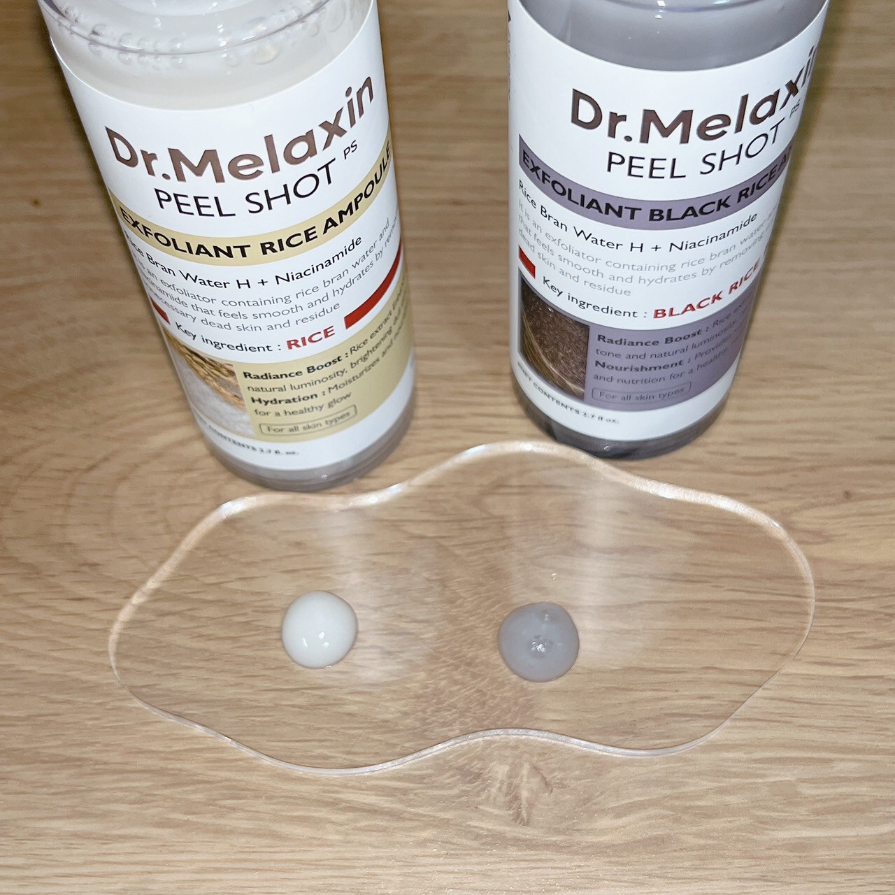 白米ピールショットゴマージュアンプル/Dr.Melaxin/美容液を使ったクチコミ（2枚目）