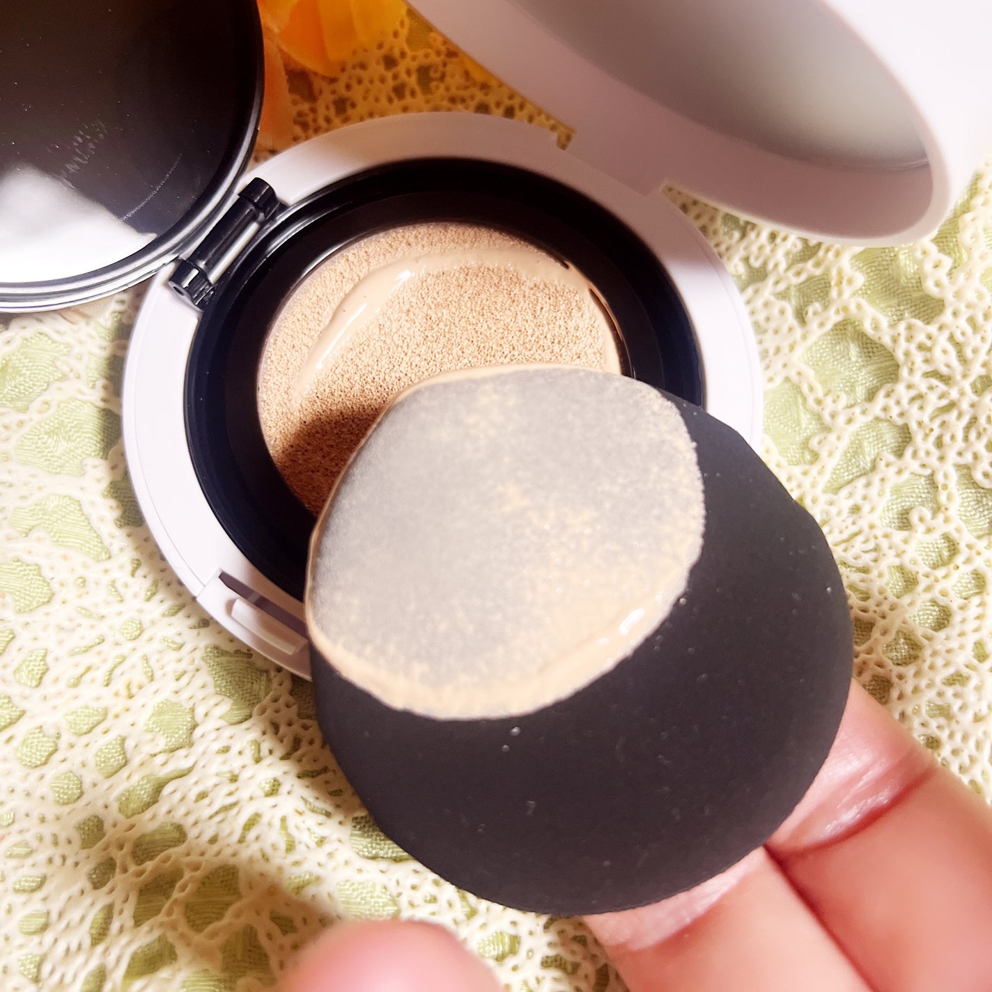 NARS ライトリフレクティング セラムクッション ファンデーション/NARS/クッションファンデーションを使ったクチコミ(2枚目)