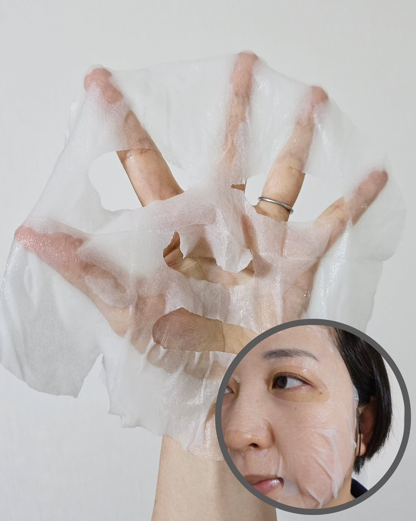 ブラックPDRN デイリーシートマスク/ネイチャーリパブリック/シートマスク・パックを使ったクチコミ（2枚目）