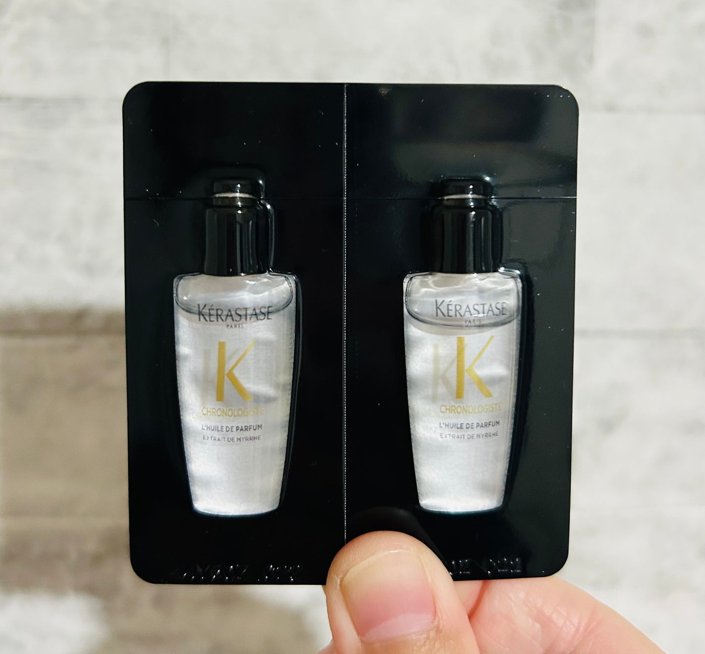 CH ユイル クロノロジスト R/ケラスターゼ/ヘアオイルを使ったクチコミ(4枚目)