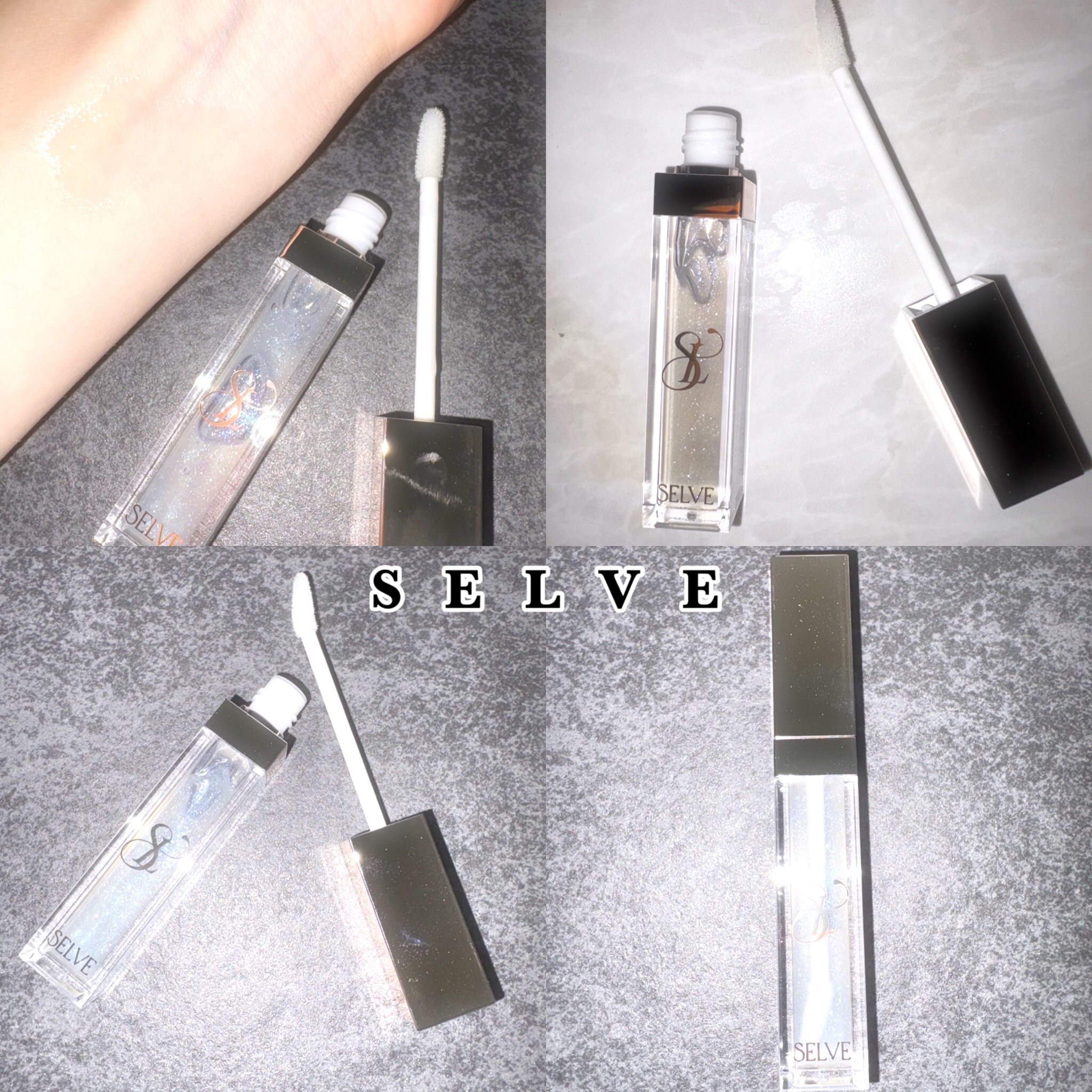 グロッシーリップオイル 01 クリスタル/SELVE/リップグロスを使ったクチコミ（1枚目）