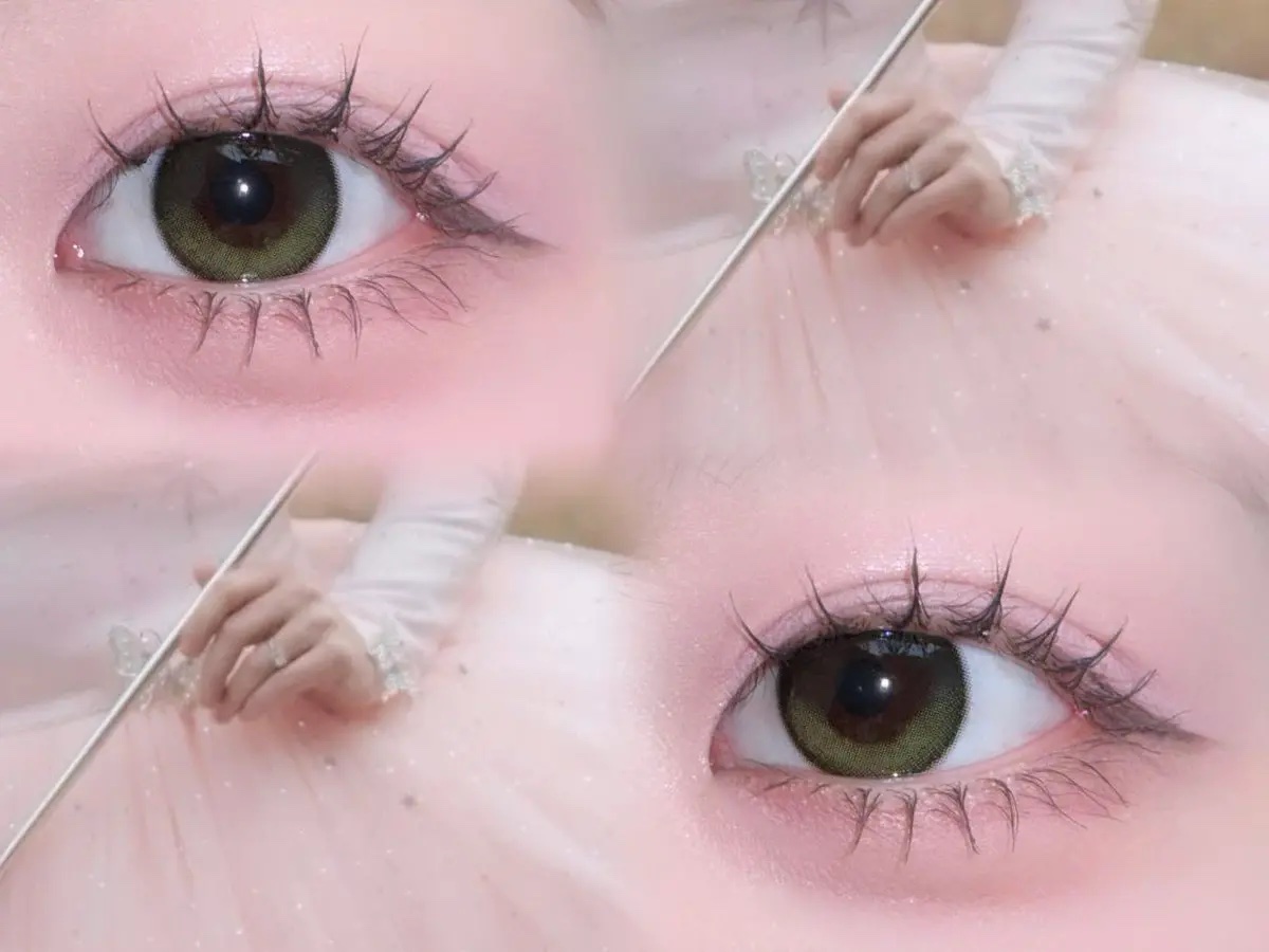 Secretive Kristen 1day オリーブ/Hapa kristin/ワンデー（１DAY）カラコンを使ったクチコミ（1枚目）