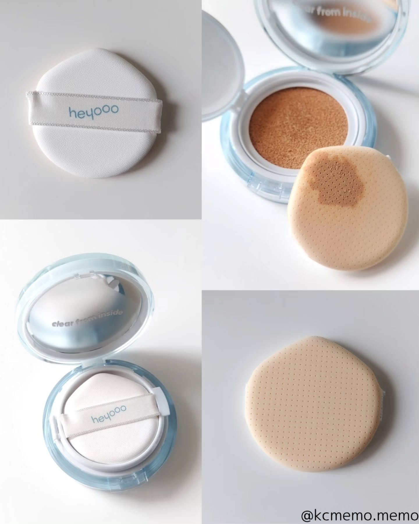 ヘルシーグロウクッション/heyooo/クッションファンデーションを使ったクチコミ（3枚目）