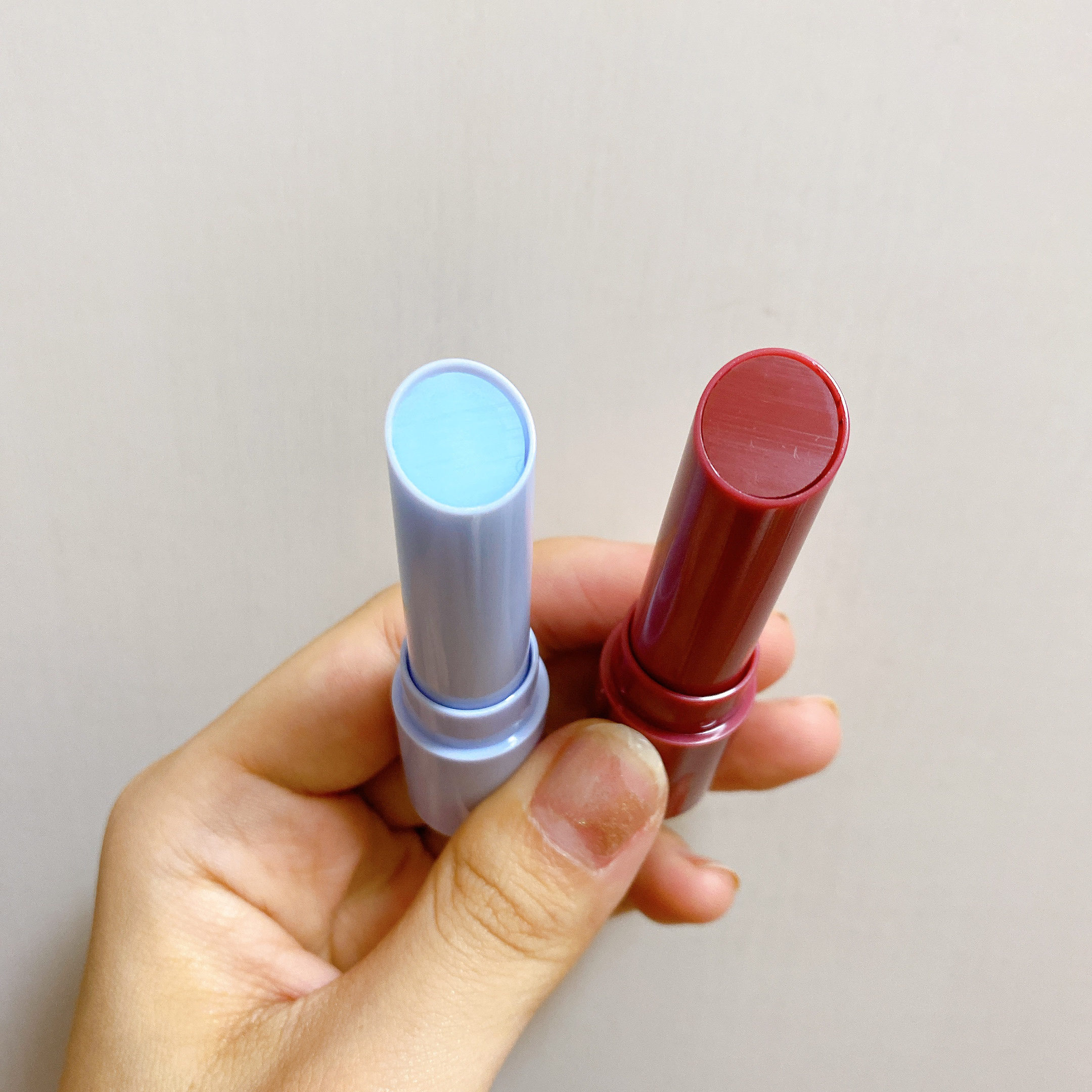 モイスチャーリップスティック 01 ヌードグロウ/CandyDoll/口紅を使ったクチコミ（2枚目）