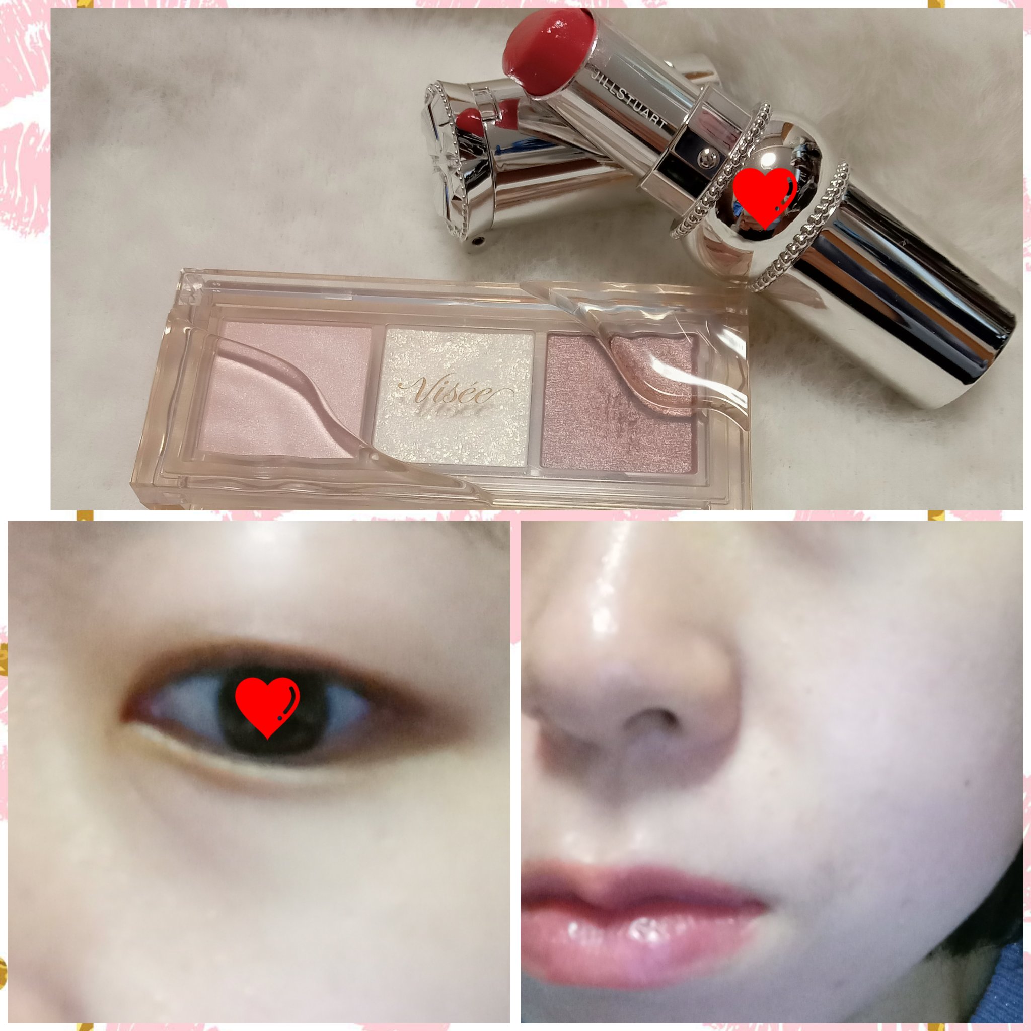 ジルスチュアート ルージュ リップブロッサム 109 sweet pea grace/JILL STUART/口紅を使ったクチコミ（1枚目）