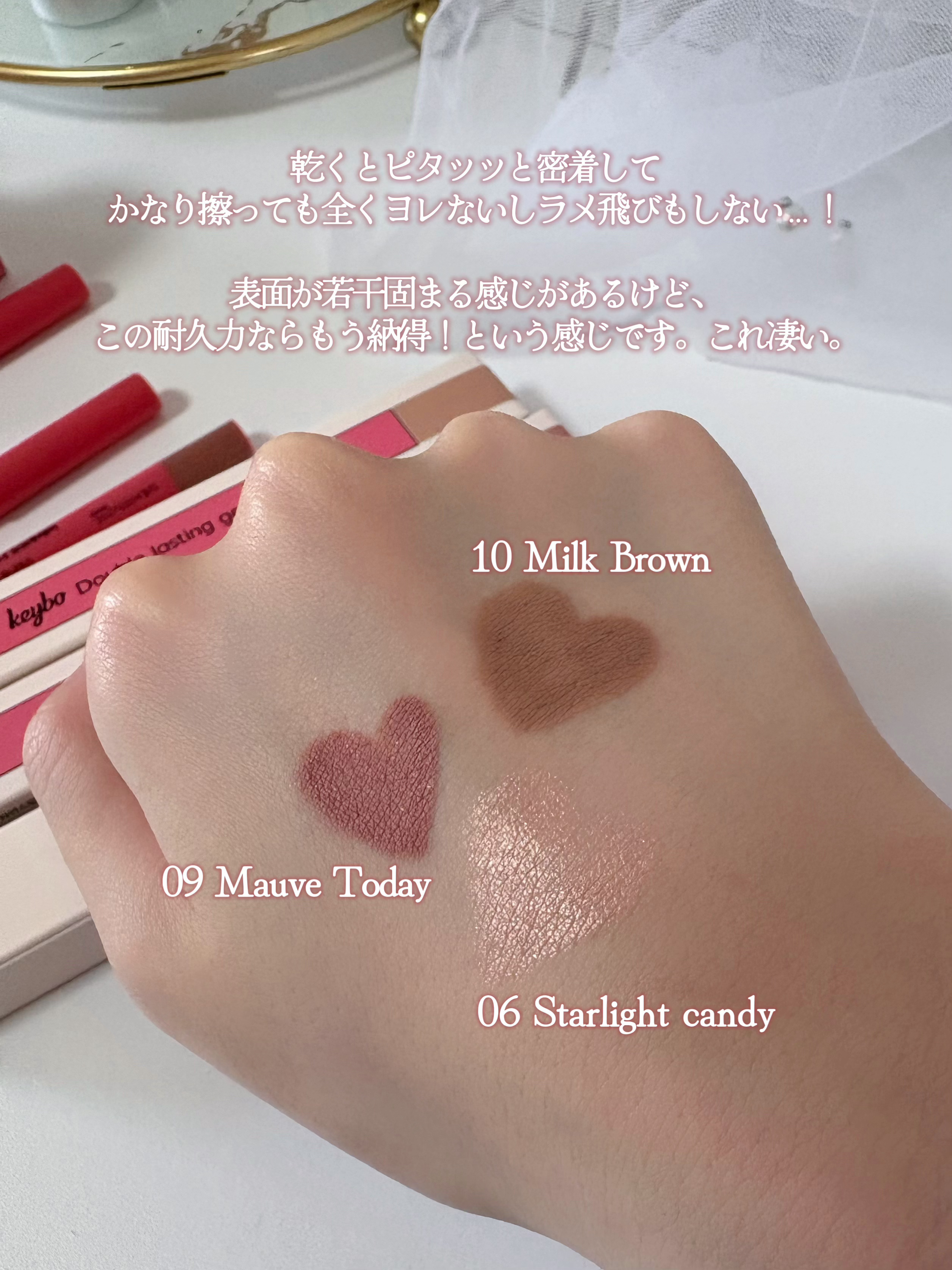 ダブルラスティングジェルライナー/keybo/ジェルアイライナーを使ったクチコミ（3枚目）