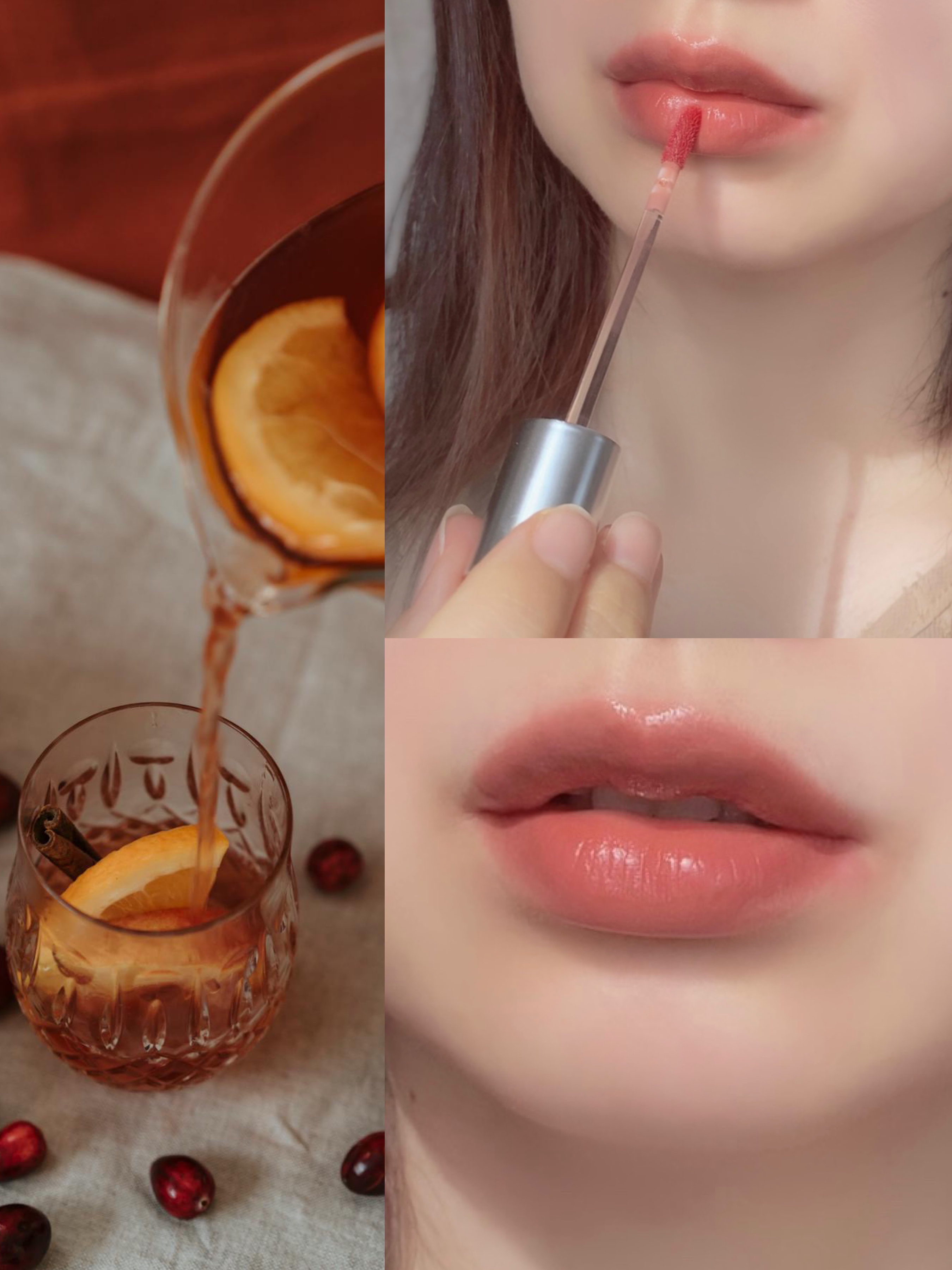 ドットオンムードワンウェイグロイティント 14 テディモカ/Heart Percent/リップティントを使ったクチコミ（2枚目）