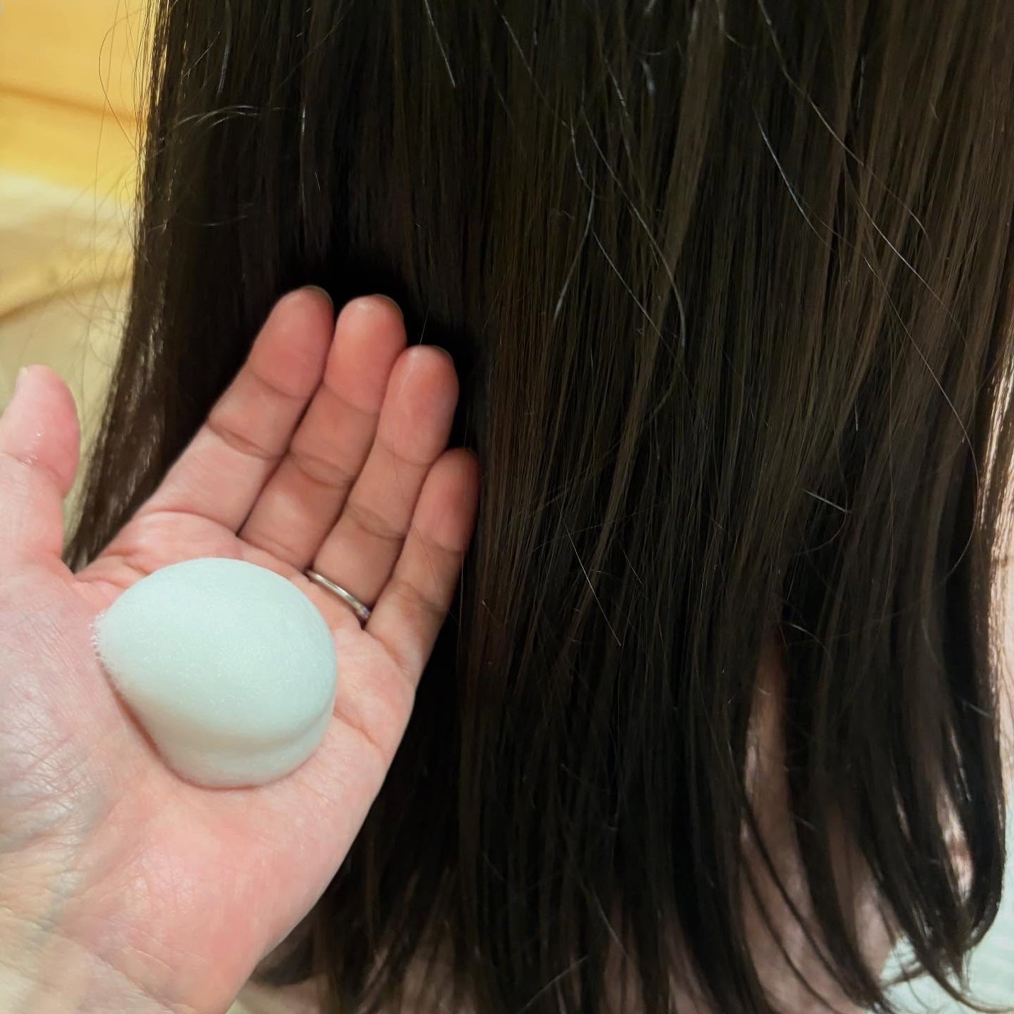 ロータス ワンデーパーマスタイル ヘアフォーム ティー&シトラスの香り/ダイアン/その他スタイリングを使ったクチコミ(5枚目)