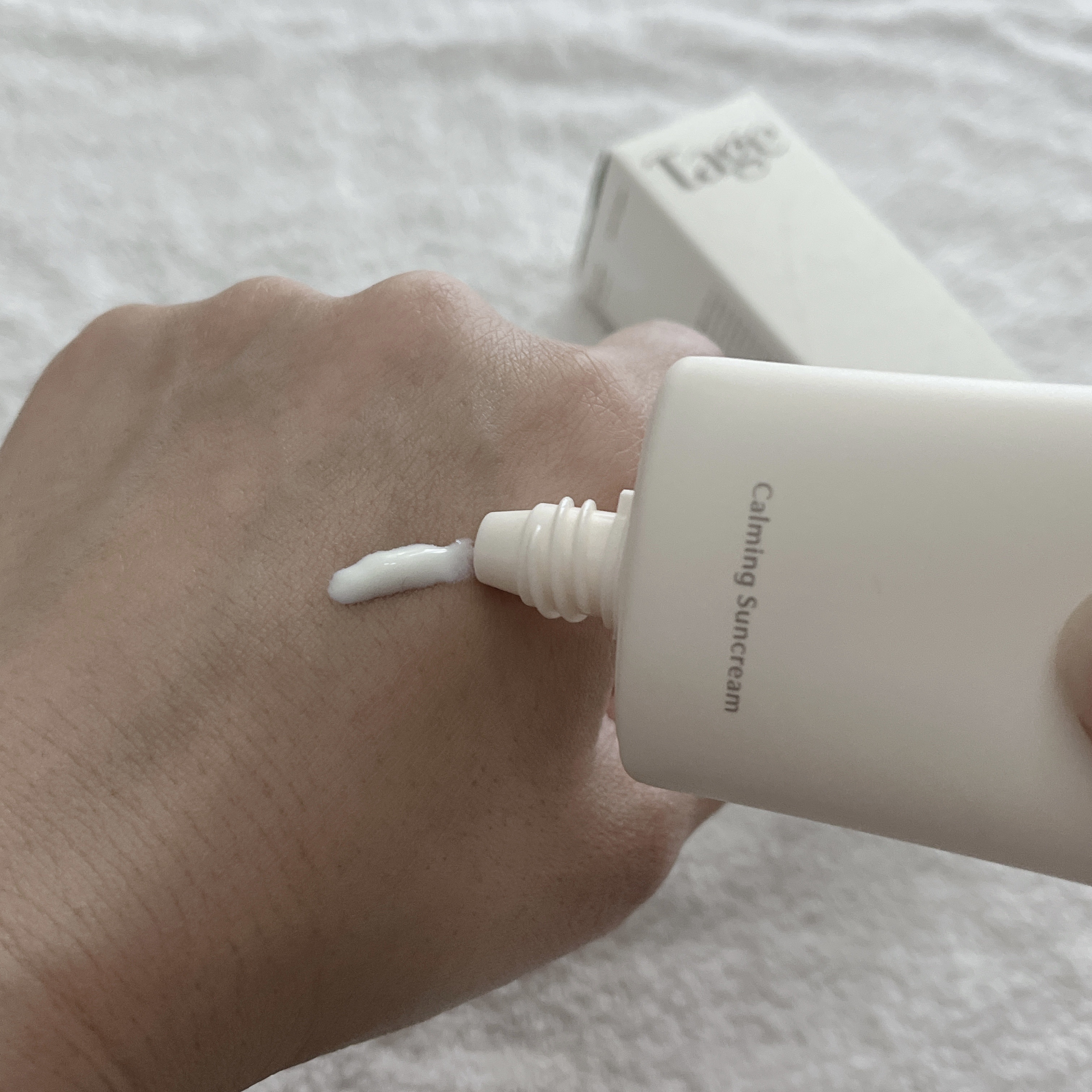 Calming Suncream In Cyprest/Tage/日焼け止めクリームを使ったクチコミ（2枚目）