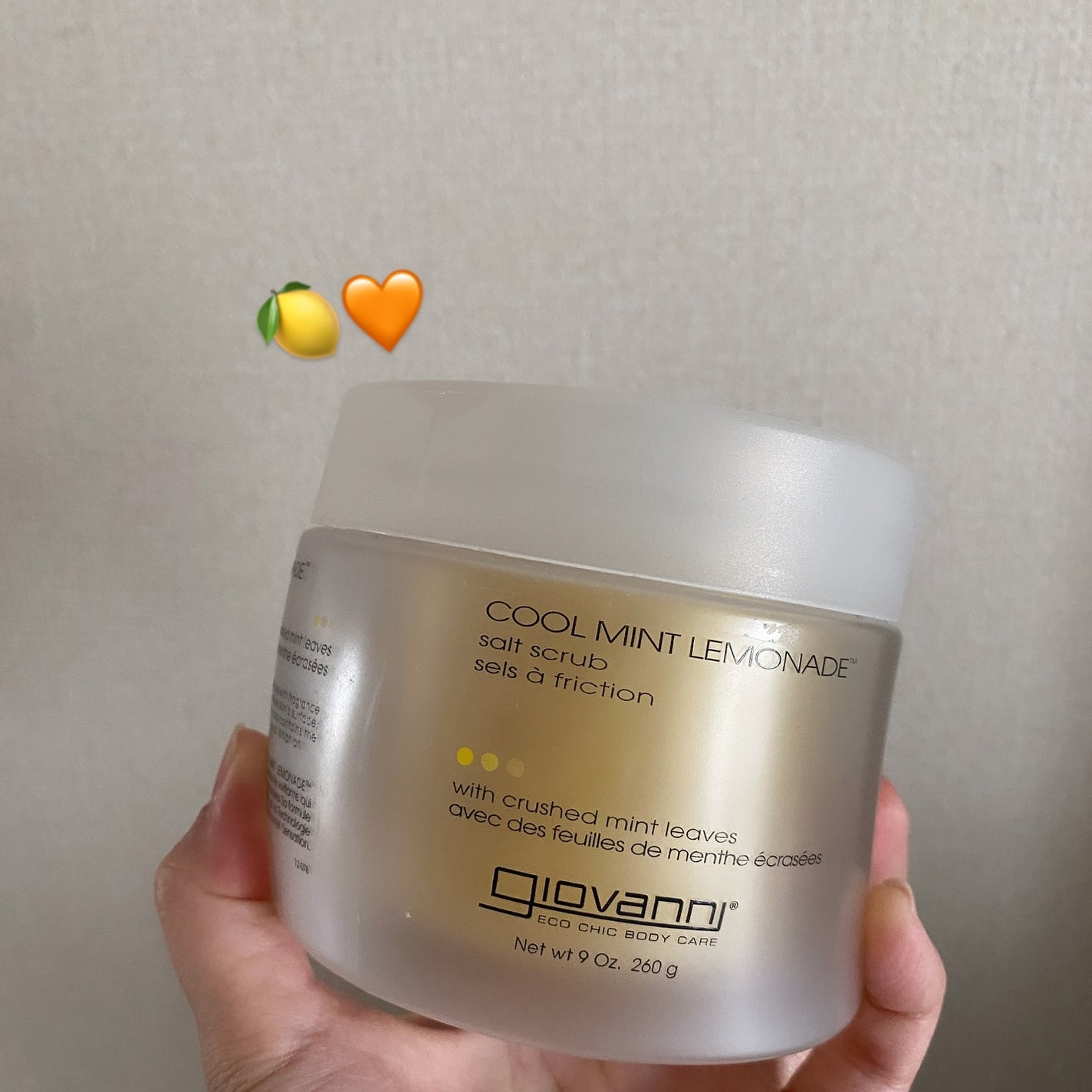 ジョヴァンニ ソルト ボディスクラブ クールミント/giovanni/ボディスクラブを使ったクチコミ(1枚目)