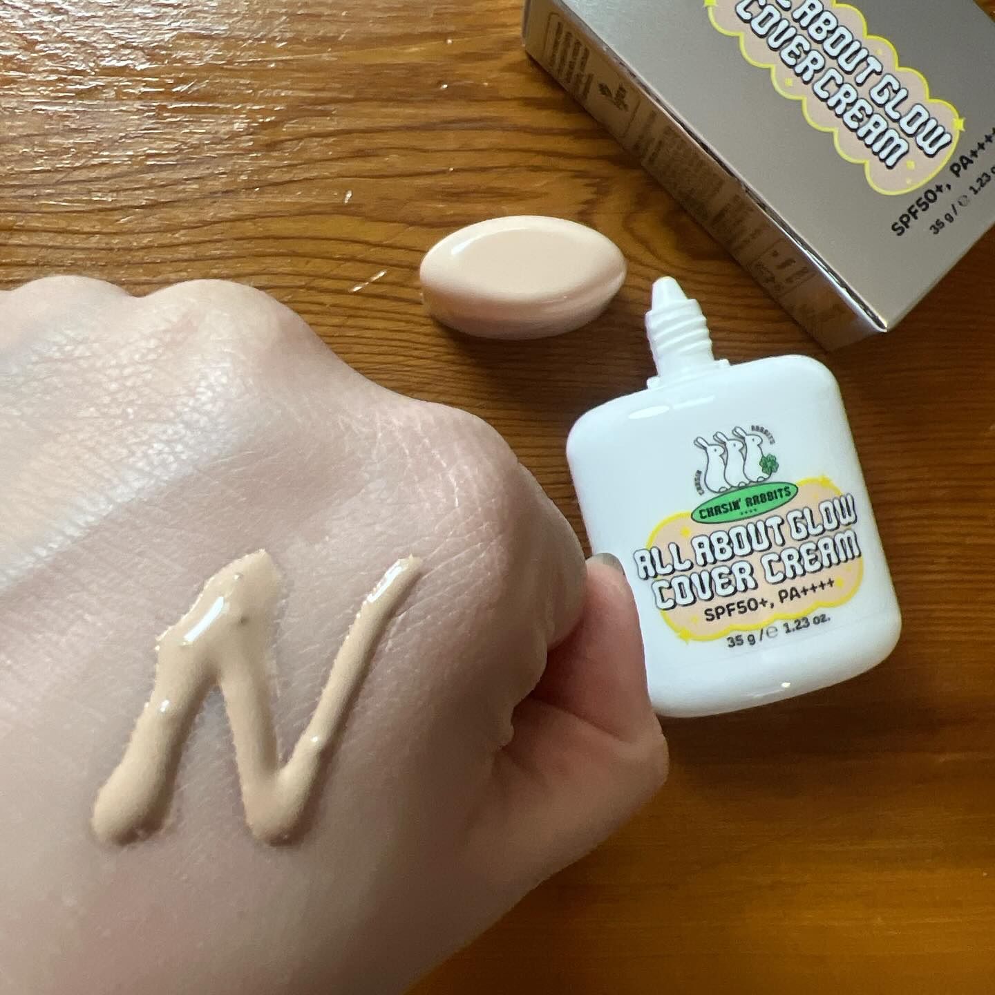 オールアバウトグロウトーンアップクリーム/CHASIN'RABBITS/化粧下地を使ったクチコミ（2枚目）