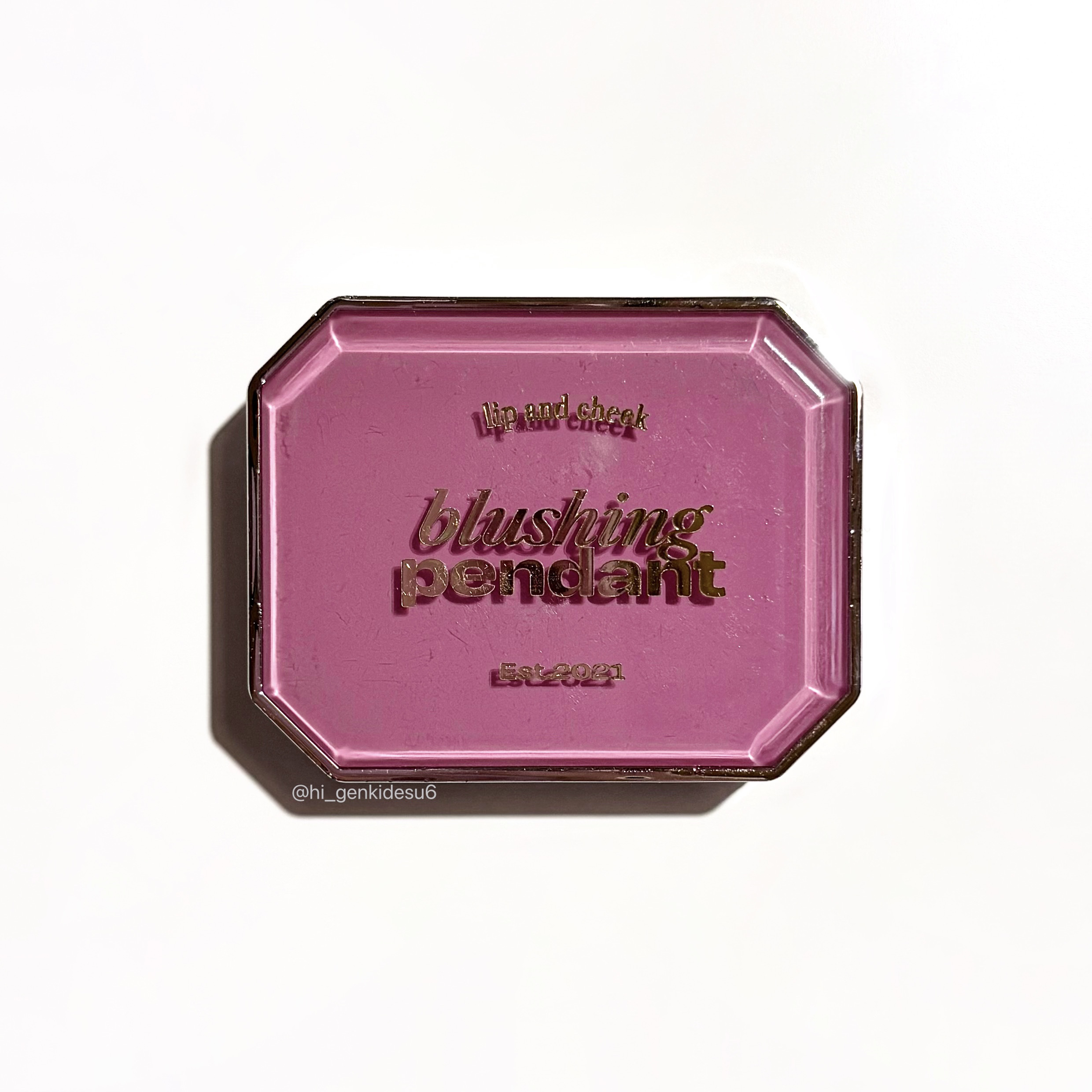 Lip &Cheek Blushing Pendant /alternativestereo/ジェル・クリームチークを使ったクチコミ（1枚目）