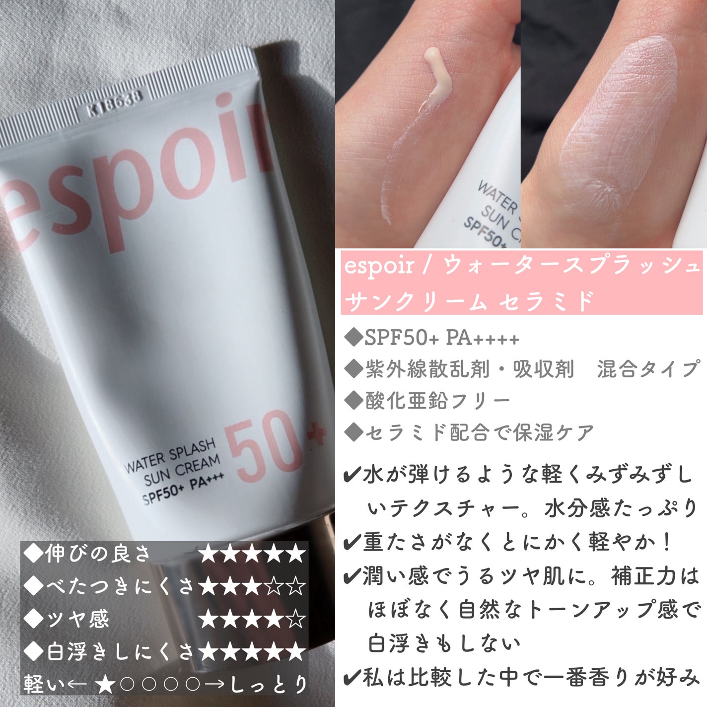 ウォータフルトーンアップサンクリーム/ダルバ/日焼け止めクリームを使ったクチコミ(4枚目)