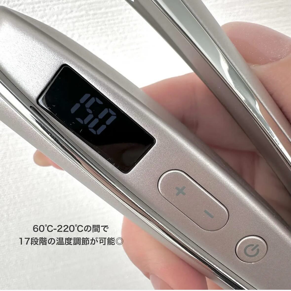 スムースケアアイロン ネイビーブラック（25mm） / carelect