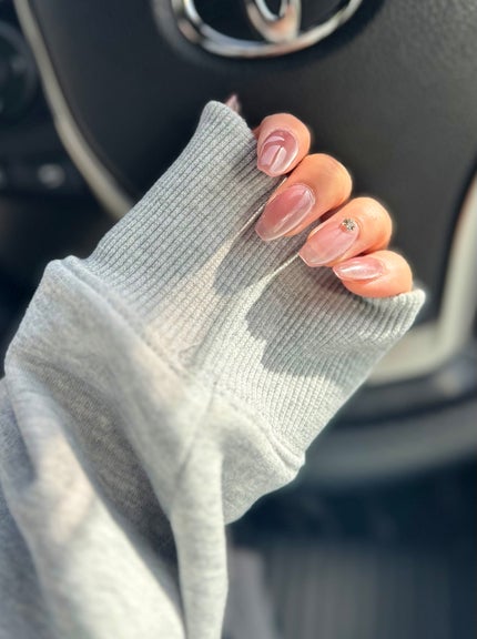 #ジェルネイル,#セルフネイル,#マグネットネイルのネイルデザイン