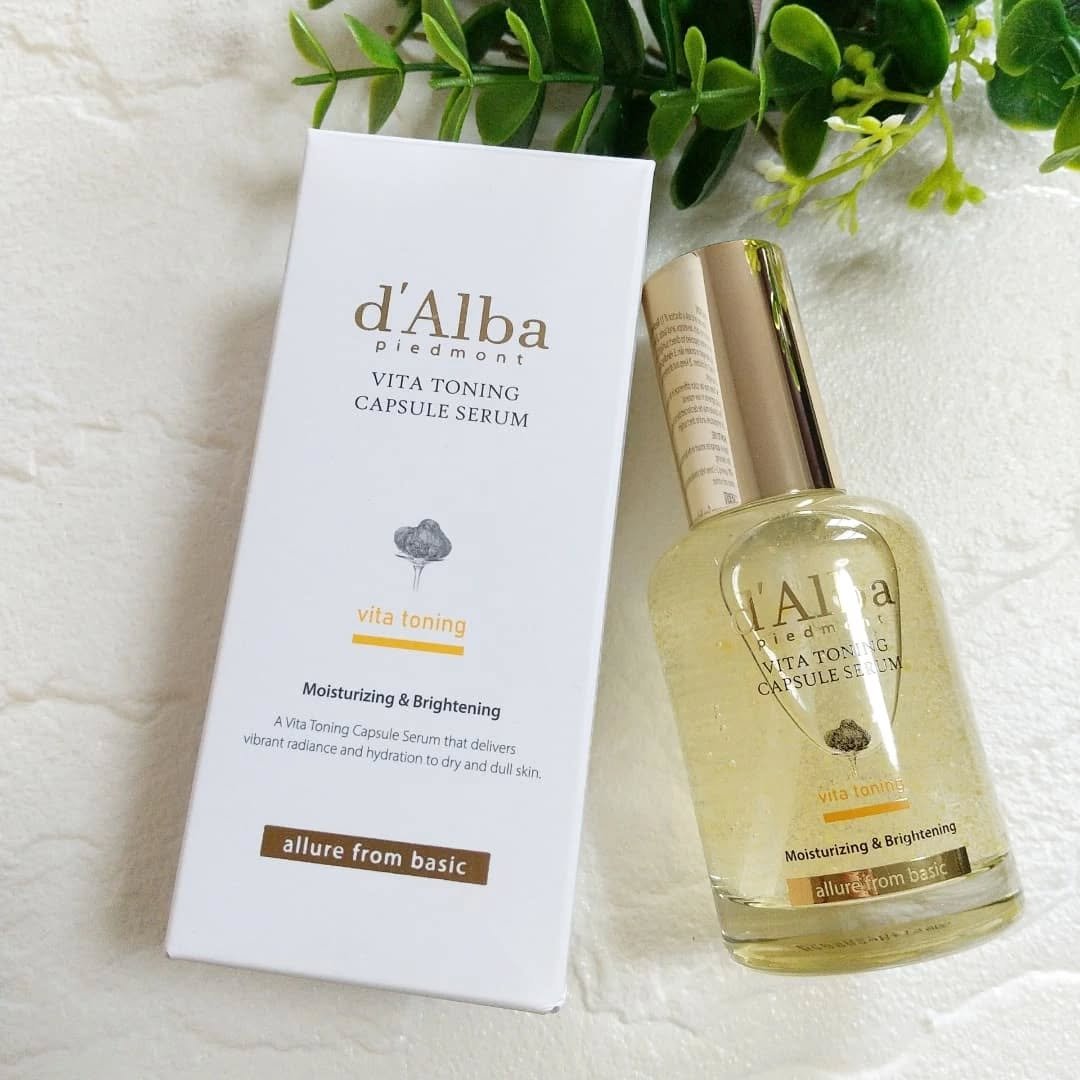 ビタトーニングカプセルセラム/ダルバ/美容液を使ったクチコミ（2枚目）