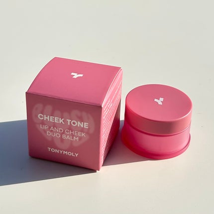 チークトーン リップ&チーク デュオバーム/TONYMOLY/口紅を使ったクチコミ(1枚目)
