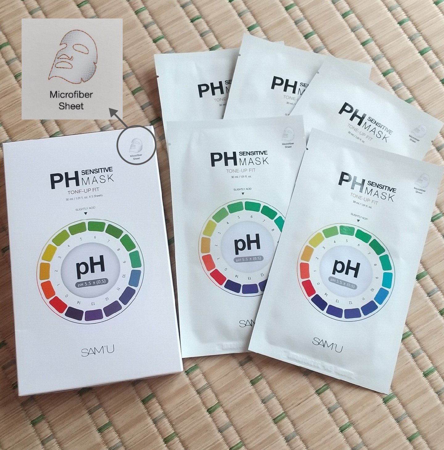 PHセンシティブマスクスージング＆モイスト/SAM'U/シートマスク・パックを使ったクチコミ（2枚目）