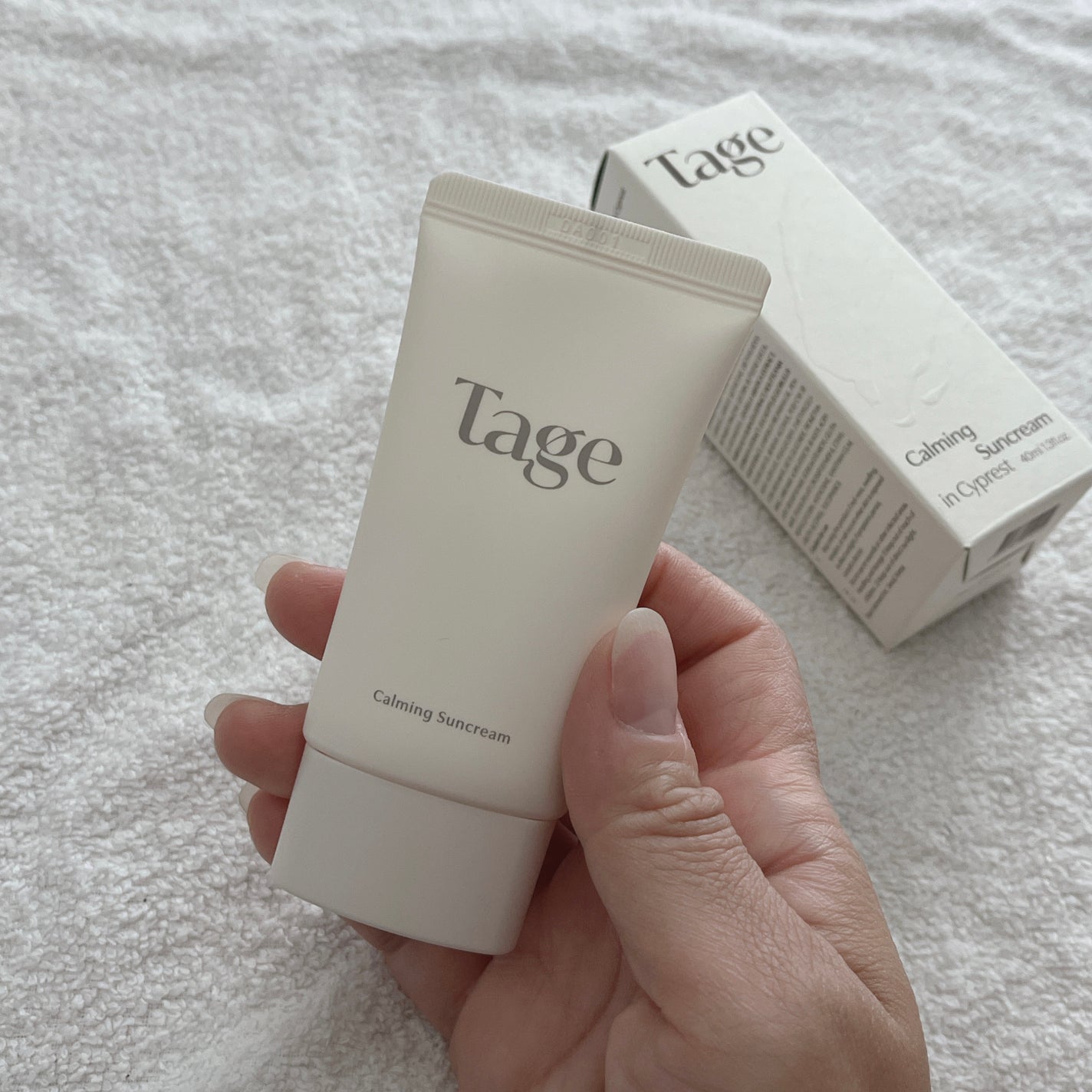 Calming Suncream In Cyprest/Tage/日焼け止めクリームを使ったクチコミ(1枚目)